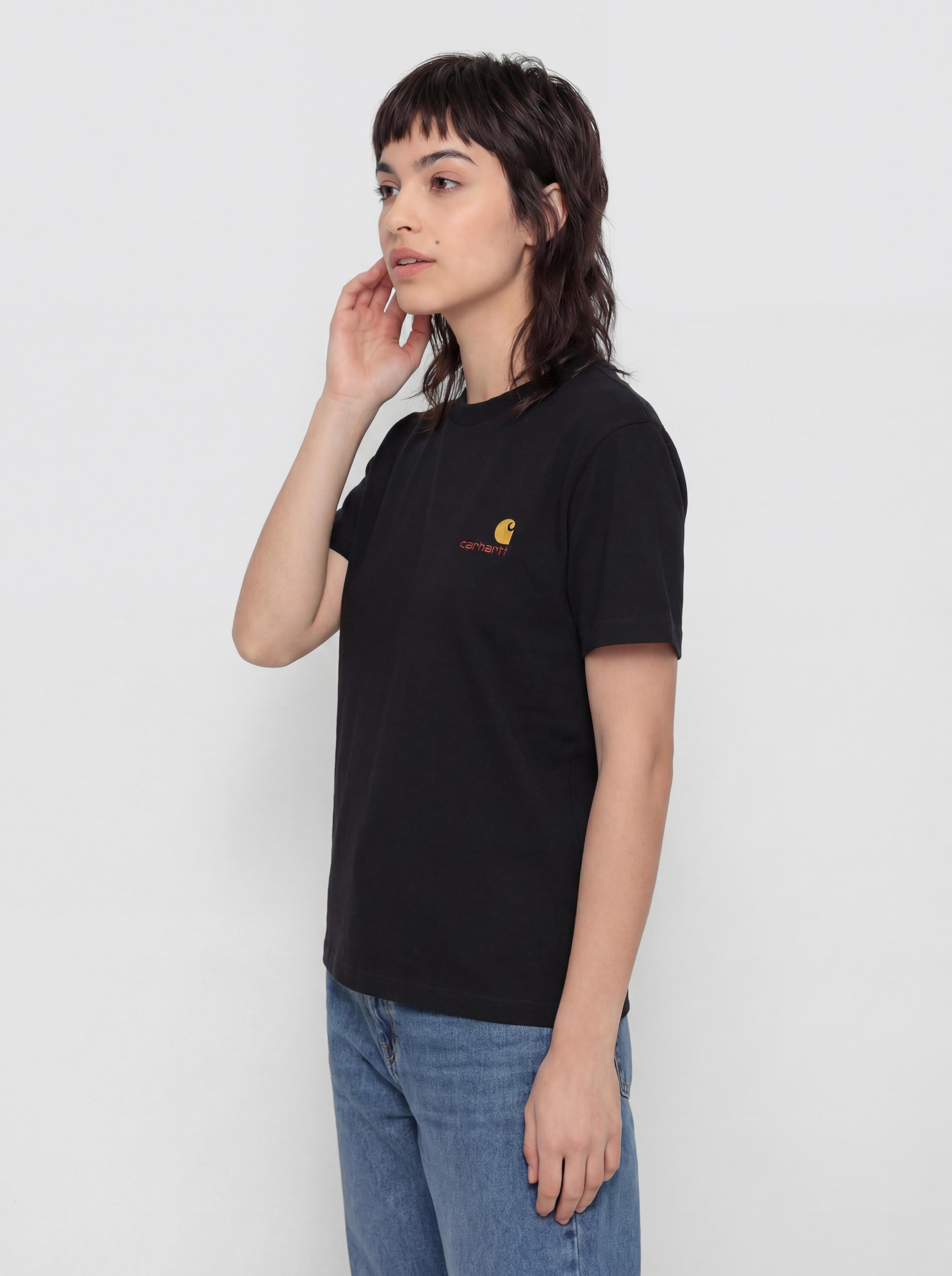 T-shirt Carhartt WIP American Script Wmn (black)