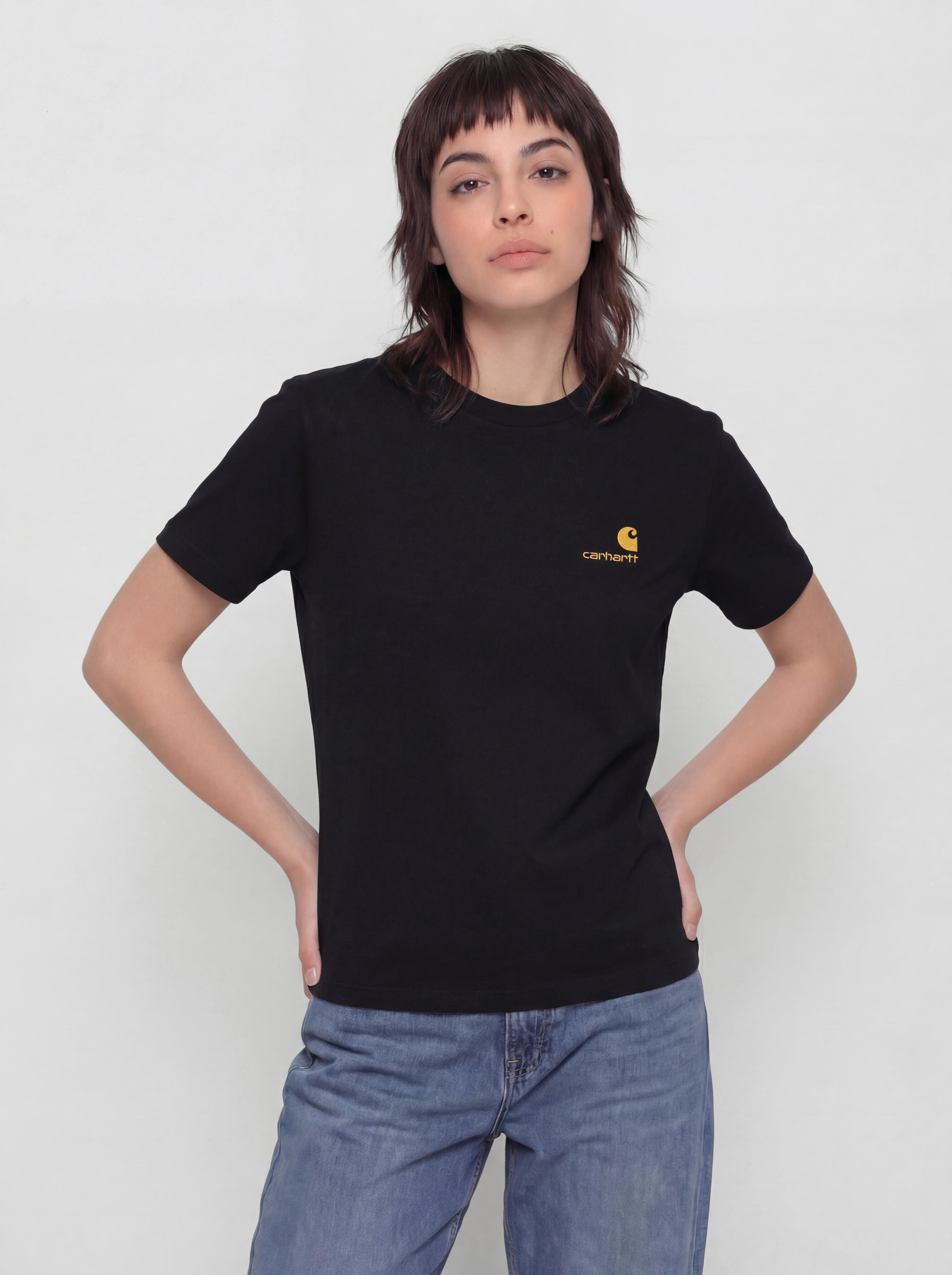 T-shirt Carhartt WIP American Script Wmn (black)