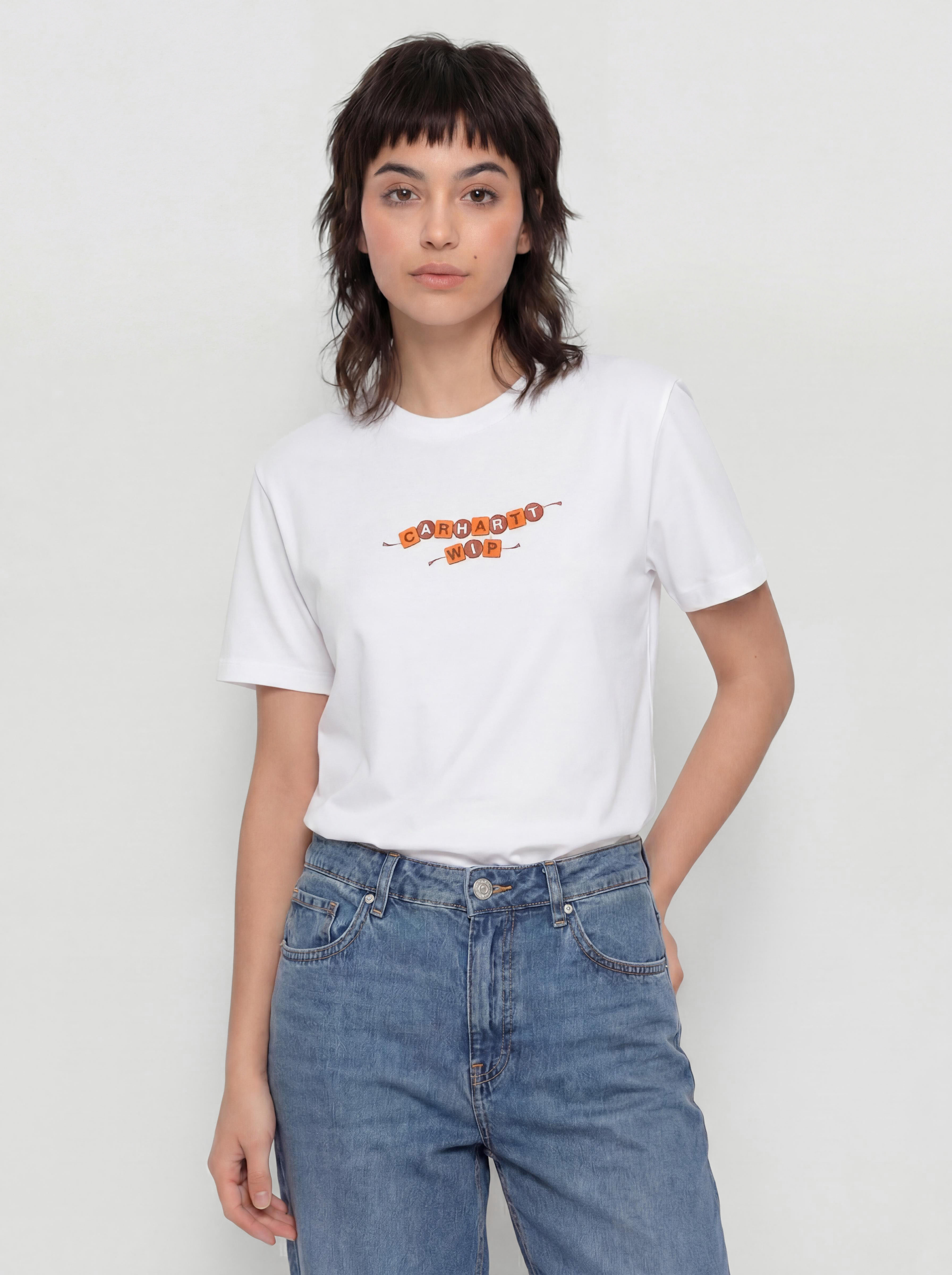 T-shirt Carhartt WIP ABC Wmn (white)