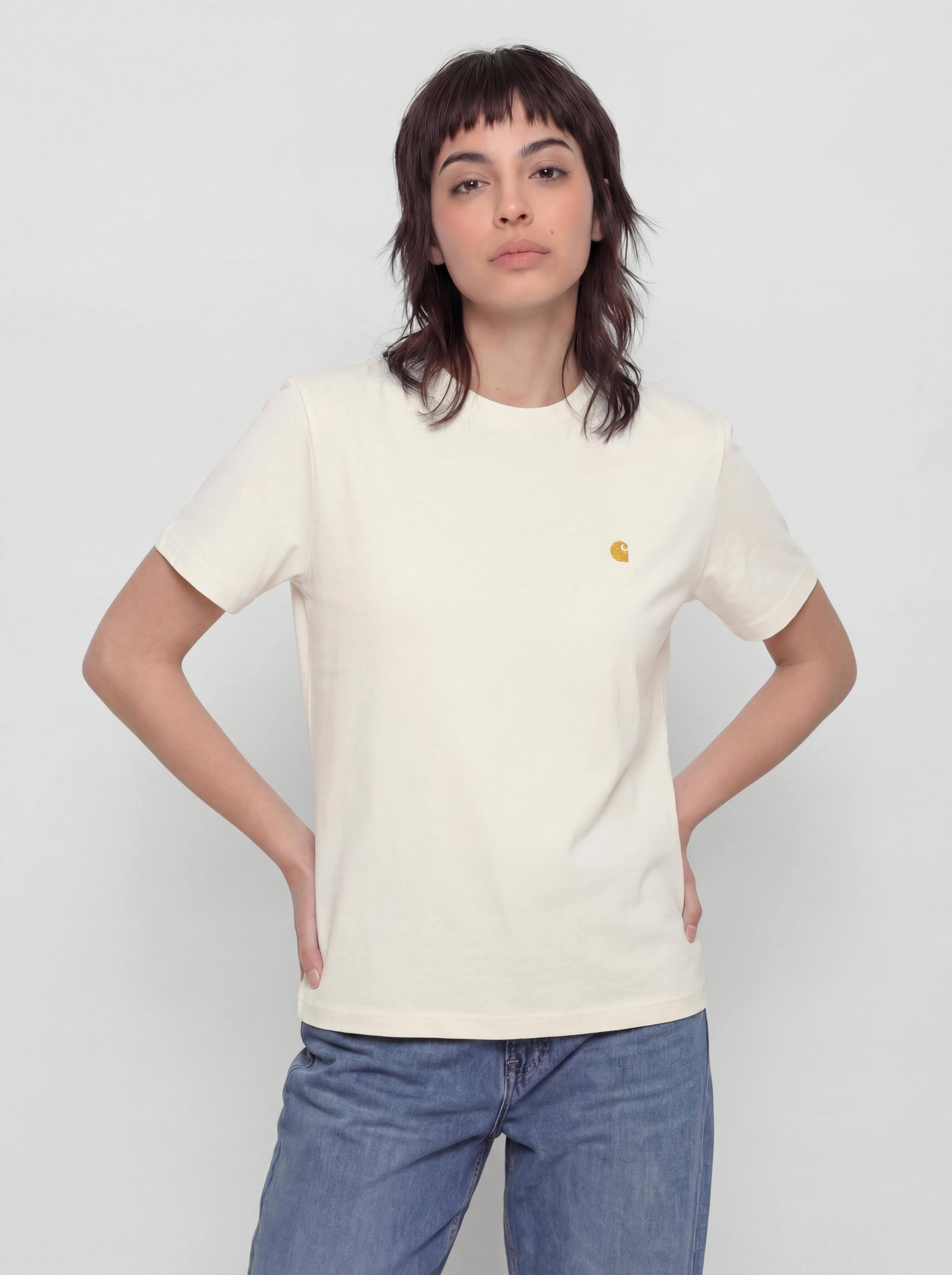 T-shirt Carhartt WIP Chase Wmn (cinnerus/gold)
