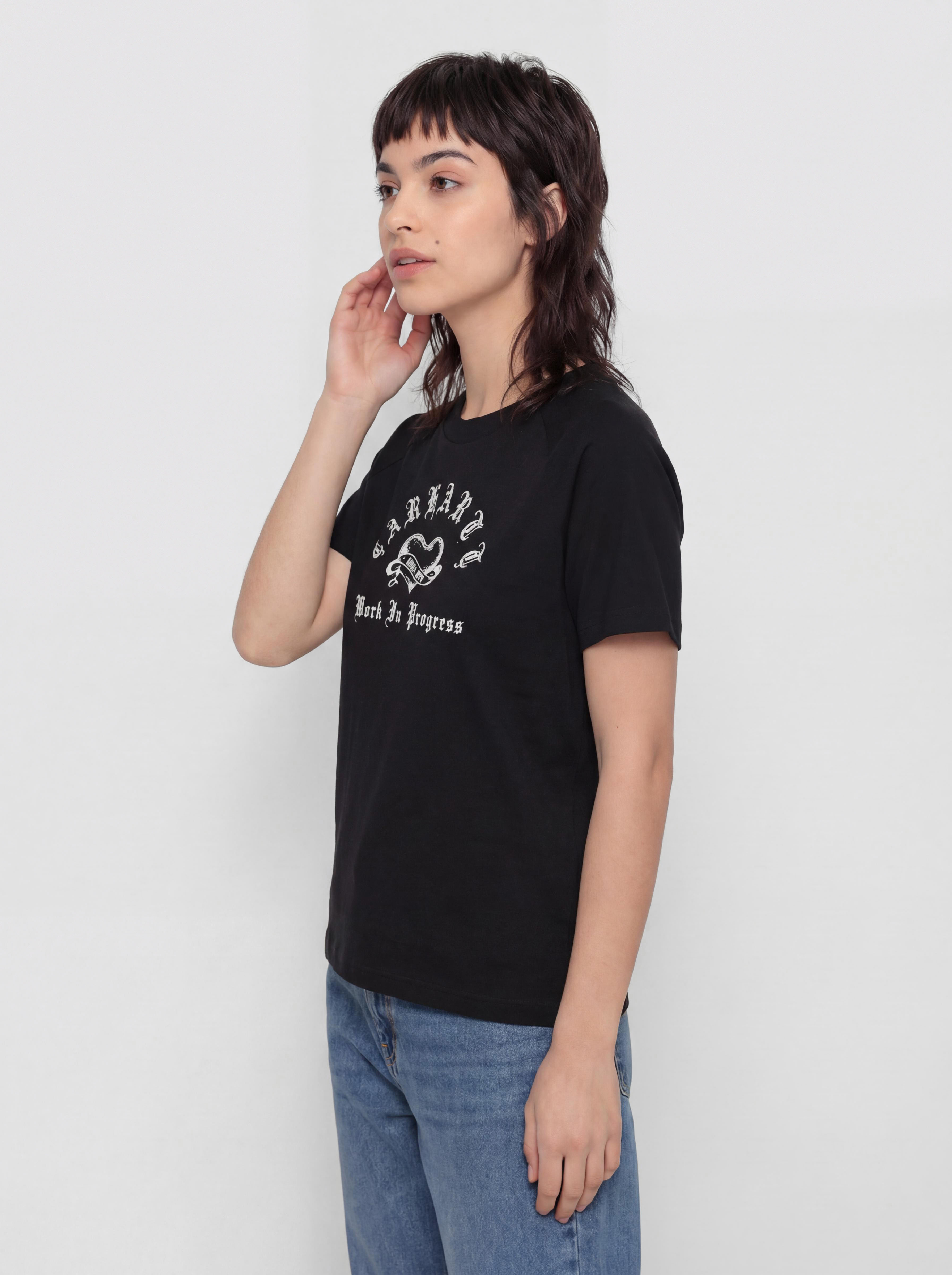 T-shirt Carhartt WIP Honest Work Wmn (black/white)