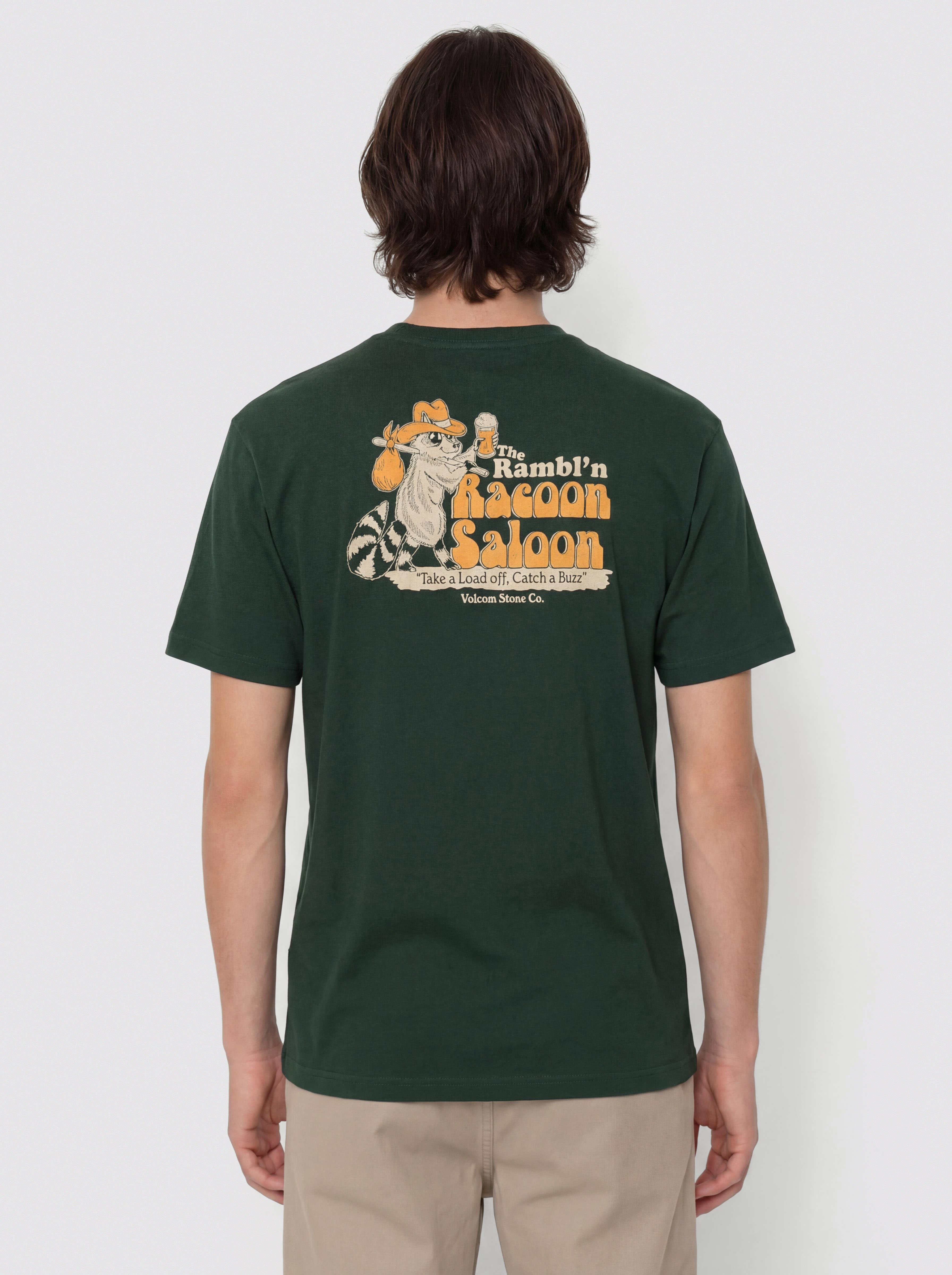 T-shirt Volcom Racoon Lse (scarab)