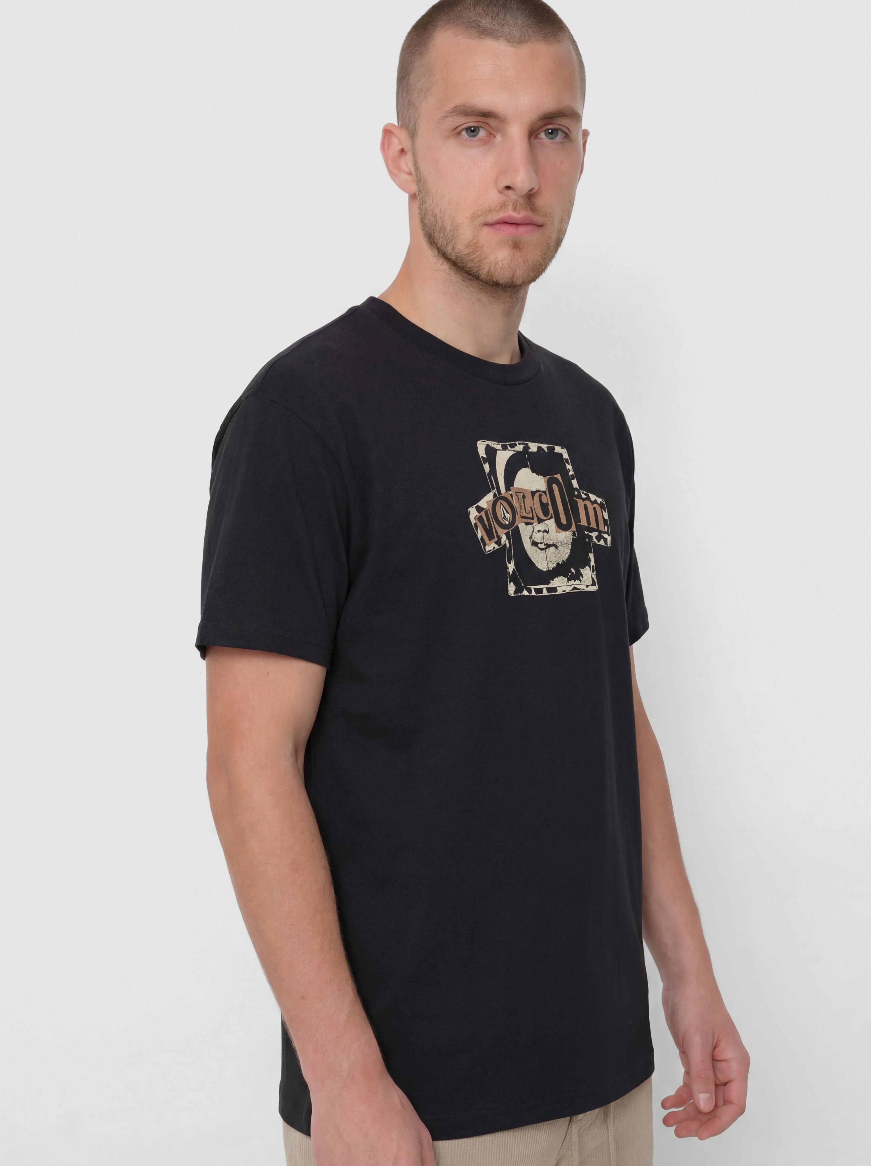 T-shirt Volcom Sneer (antique black)