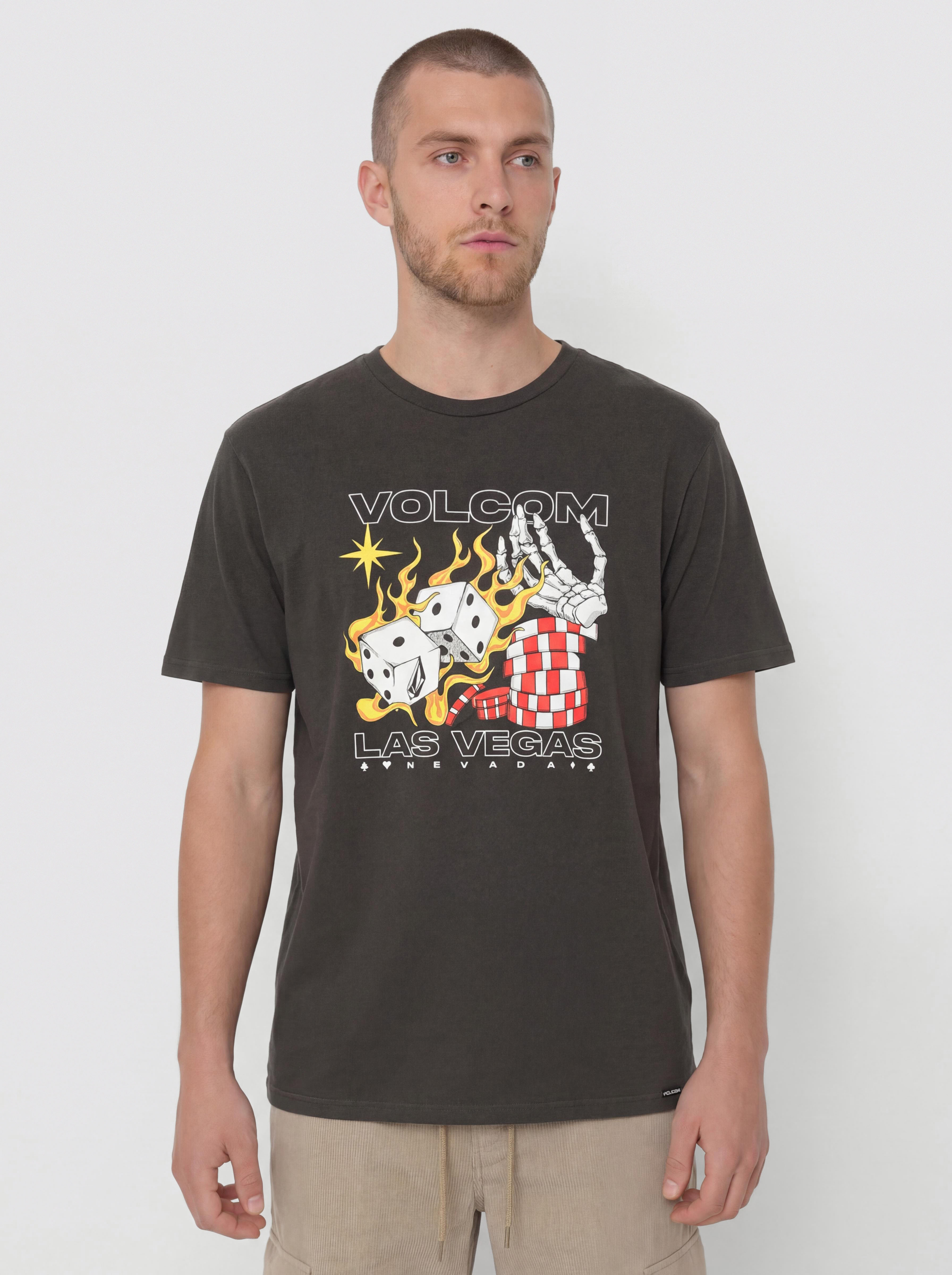 T-shirt Volcom Pass Line Pw (black)