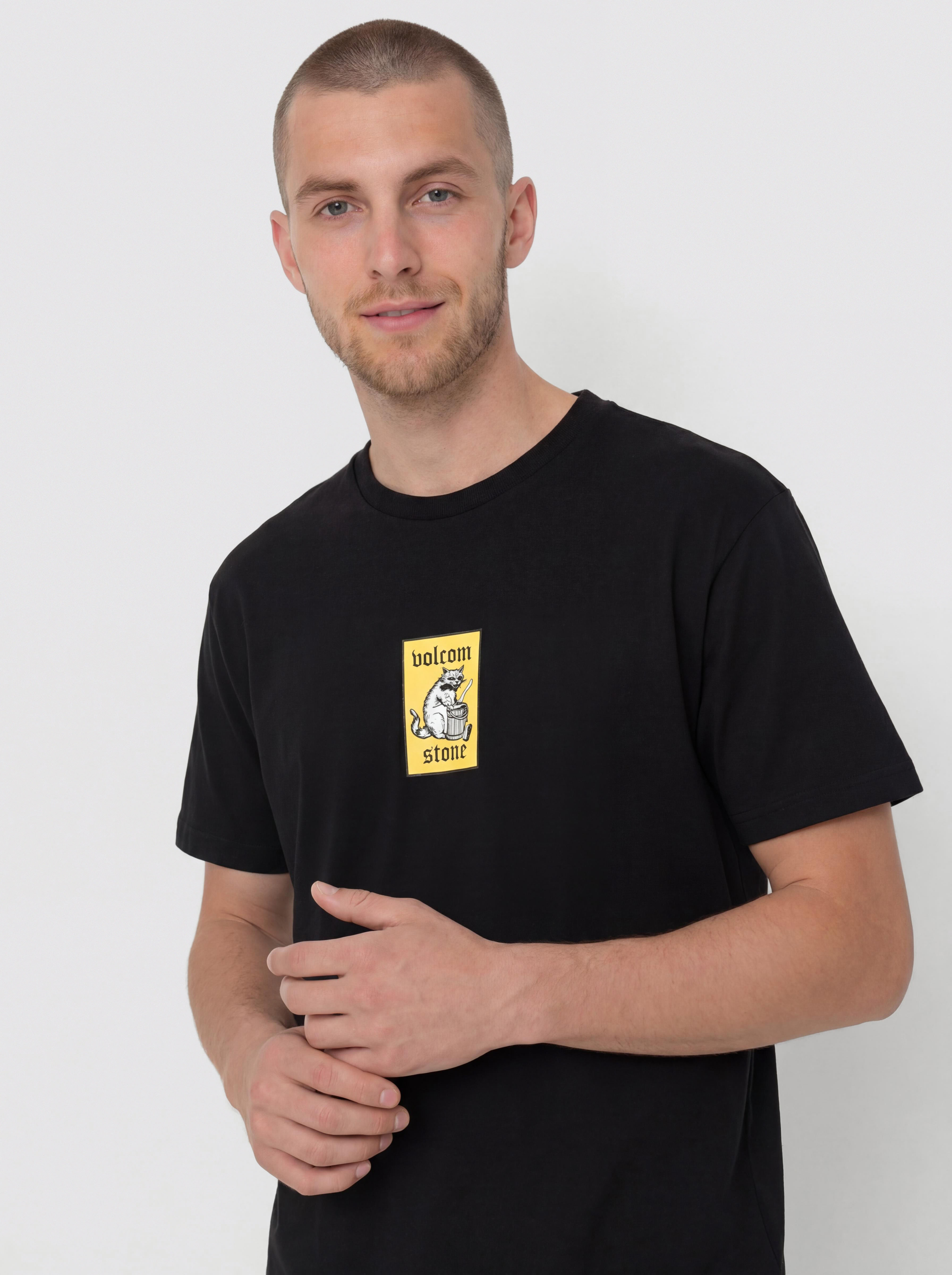 T-shirt Volcom Rockout (black)