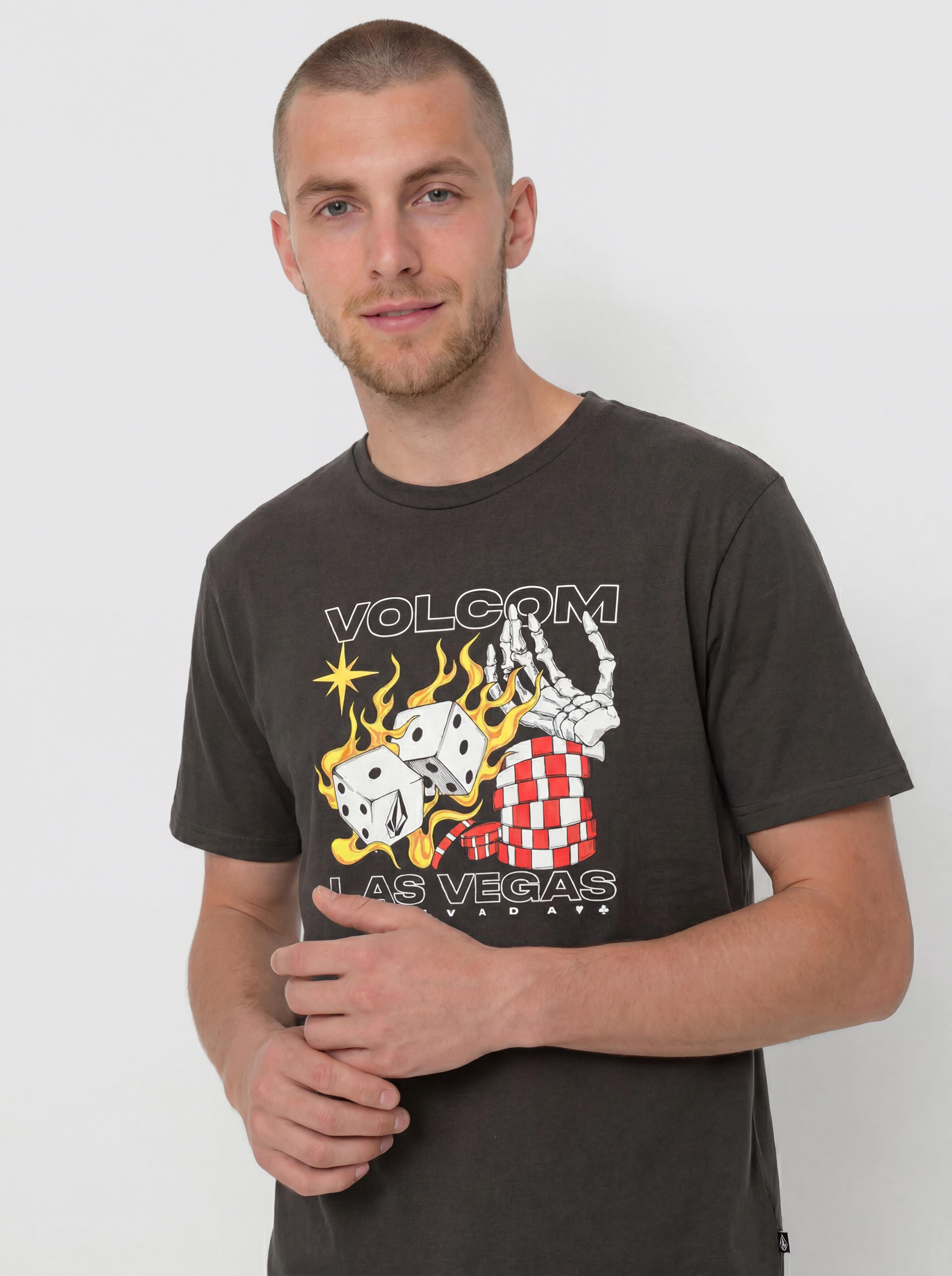 T-shirt Volcom Pass Line Pw (black)