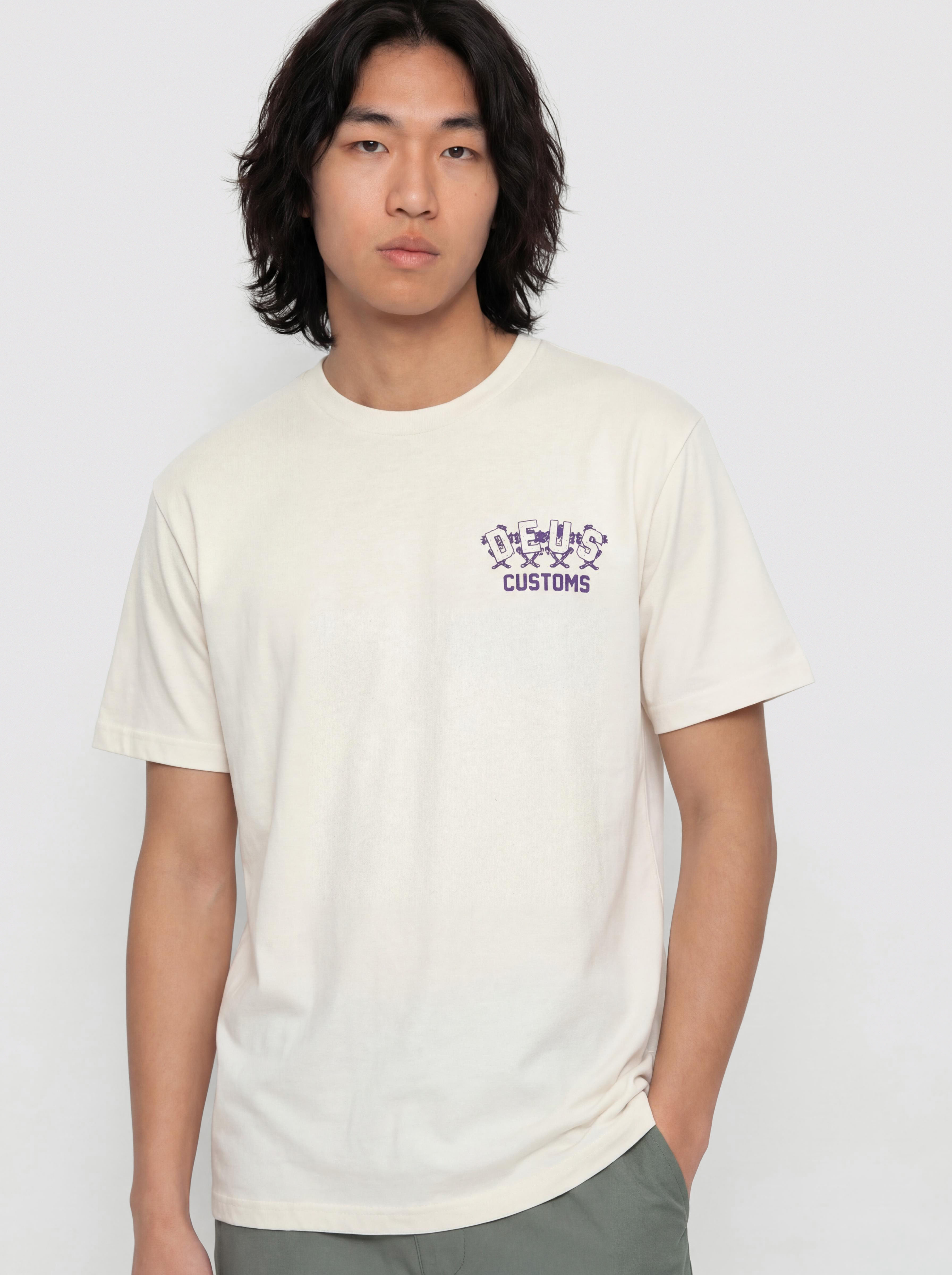 T-shirt Deus Ex Machina Fancy Pansy (vintage white)