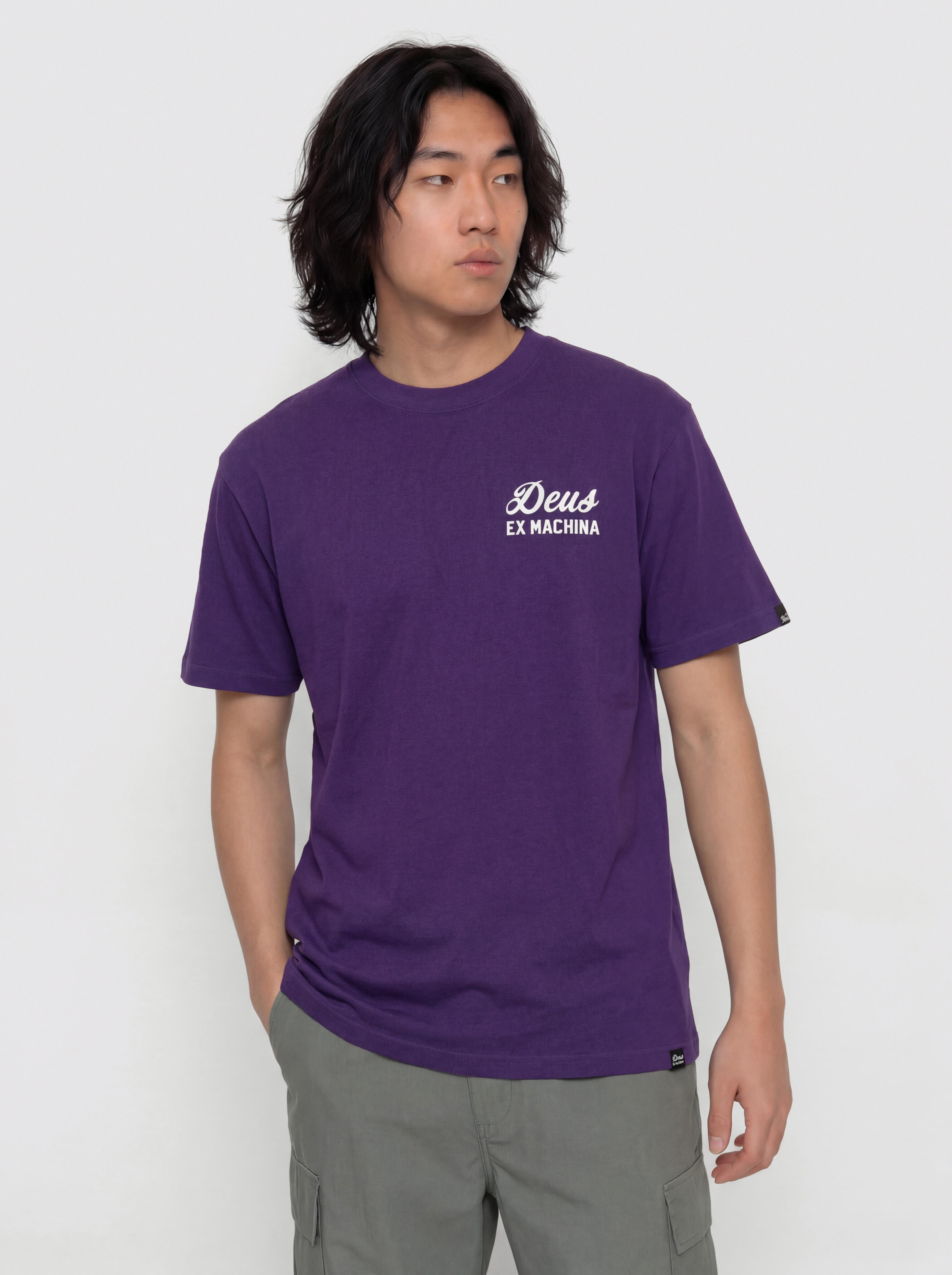 T-shirt Deus Ex Machina Venice Sign (violet indigo)