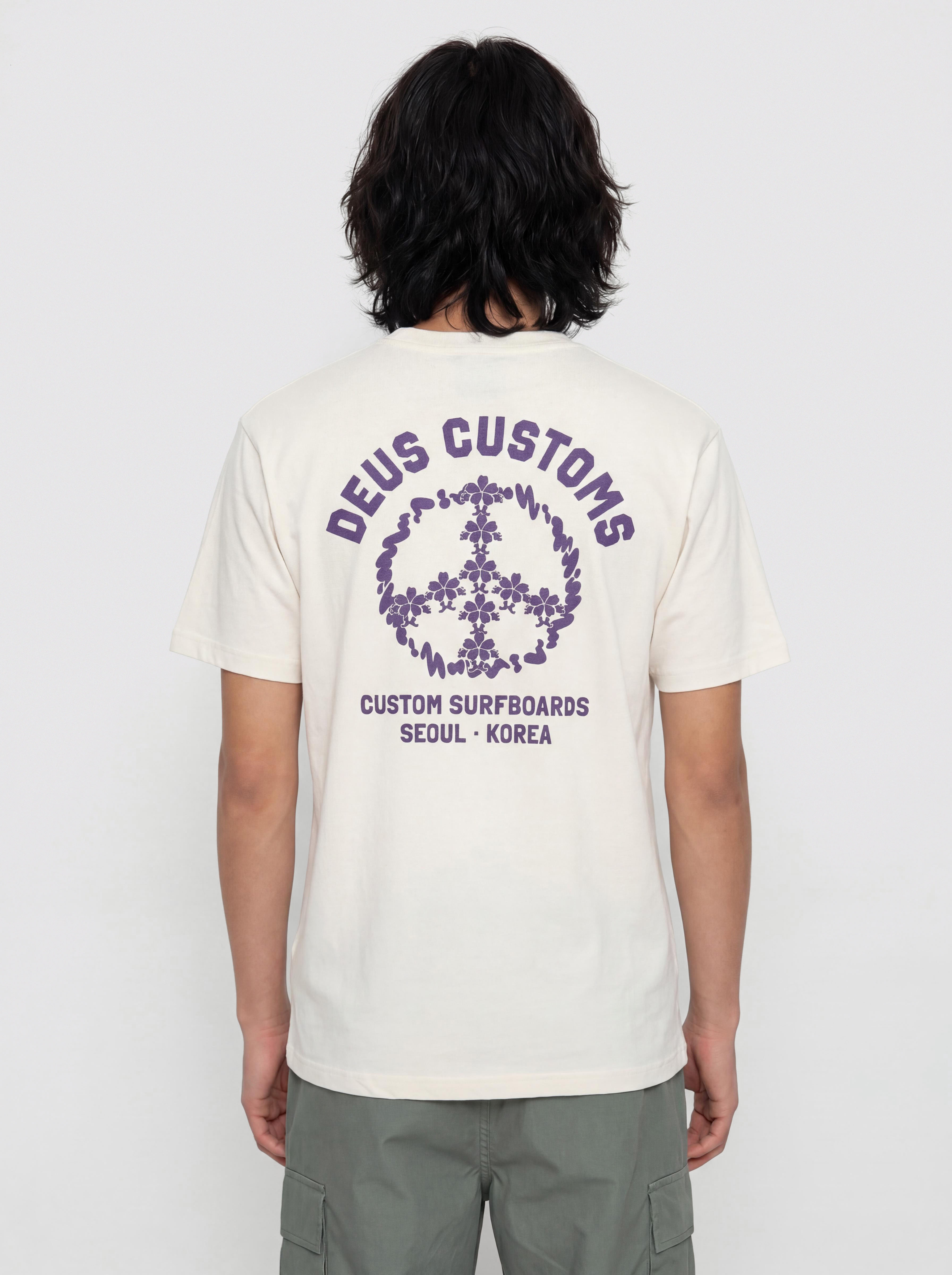 T-shirt Deus Ex Machina Fancy Pansy (vintage white)