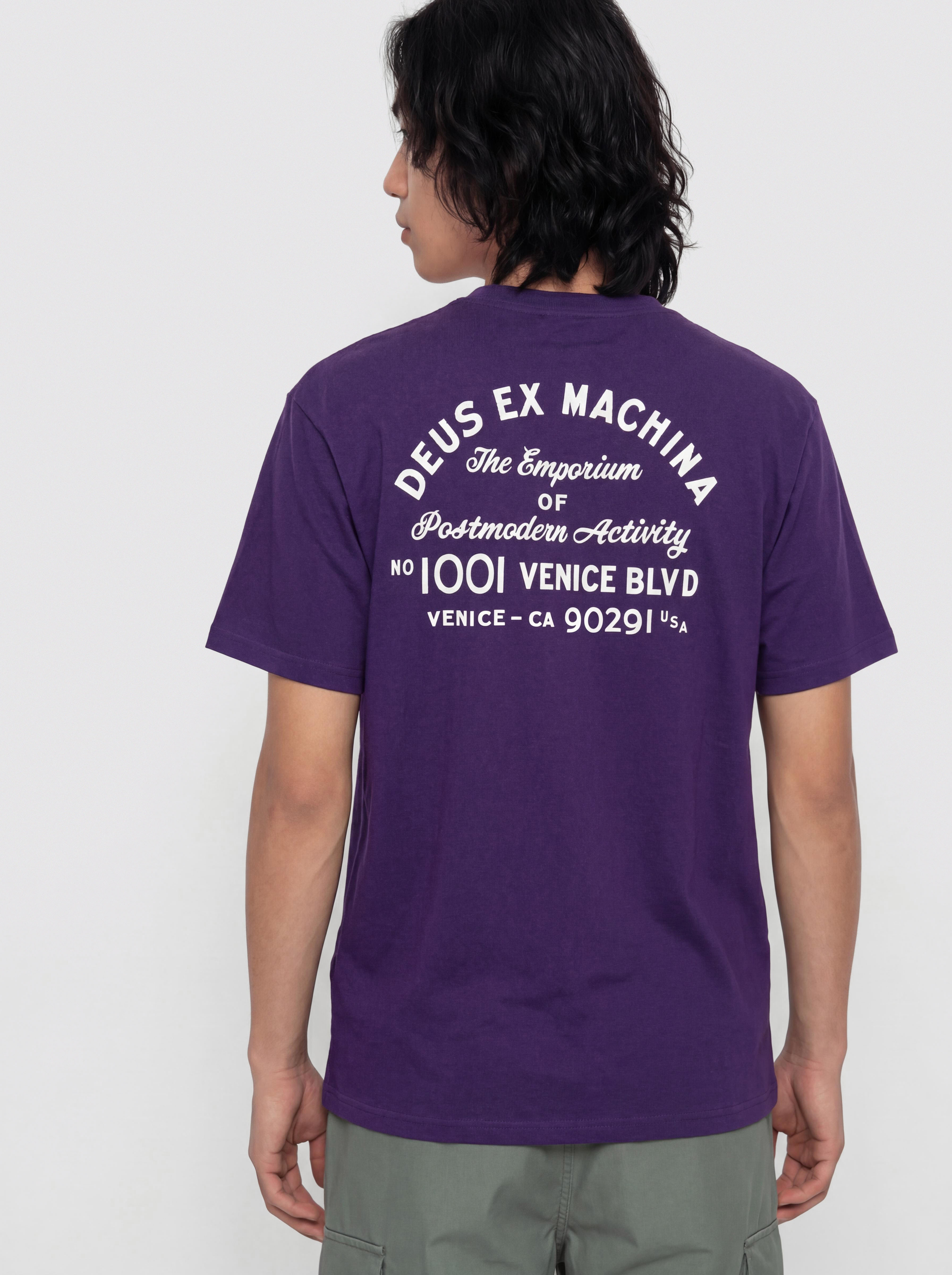 T-shirt Deus Ex Machina Venice Sign (violet indigo)