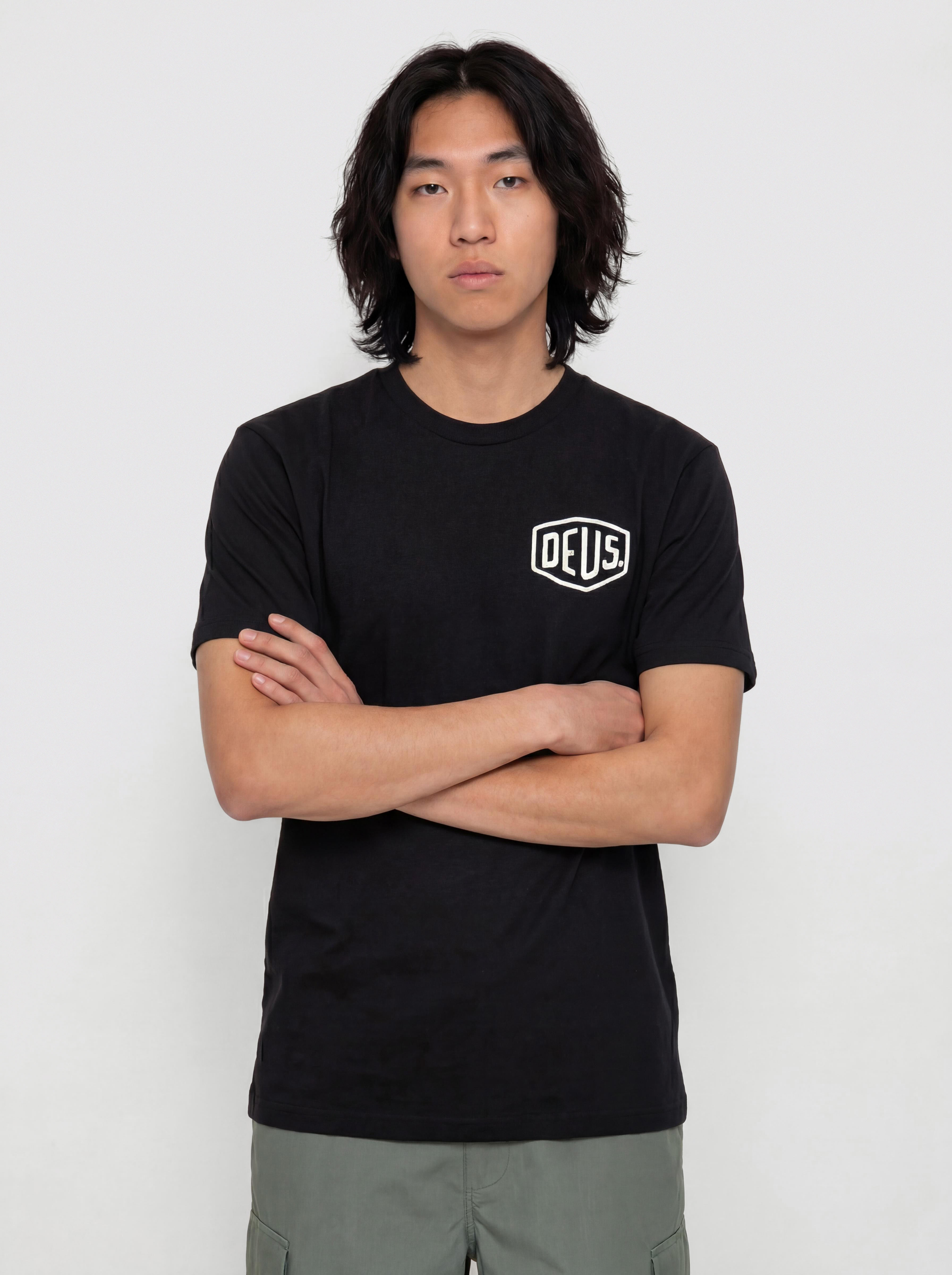 T-shirt Deus Ex Machina Milano Address (black)