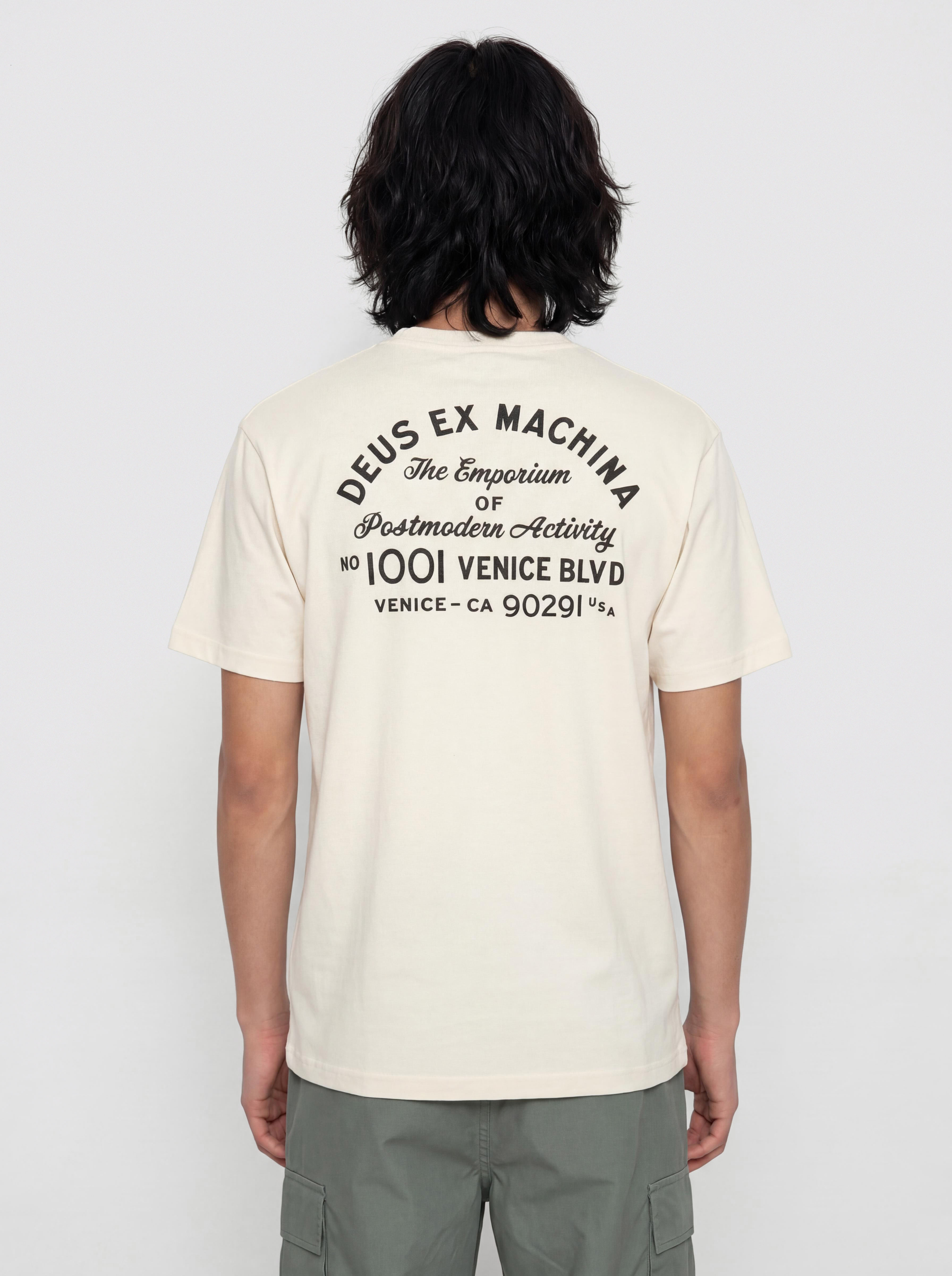 T-shirt Deus Ex Machina Fast Lodge (seedpearl)