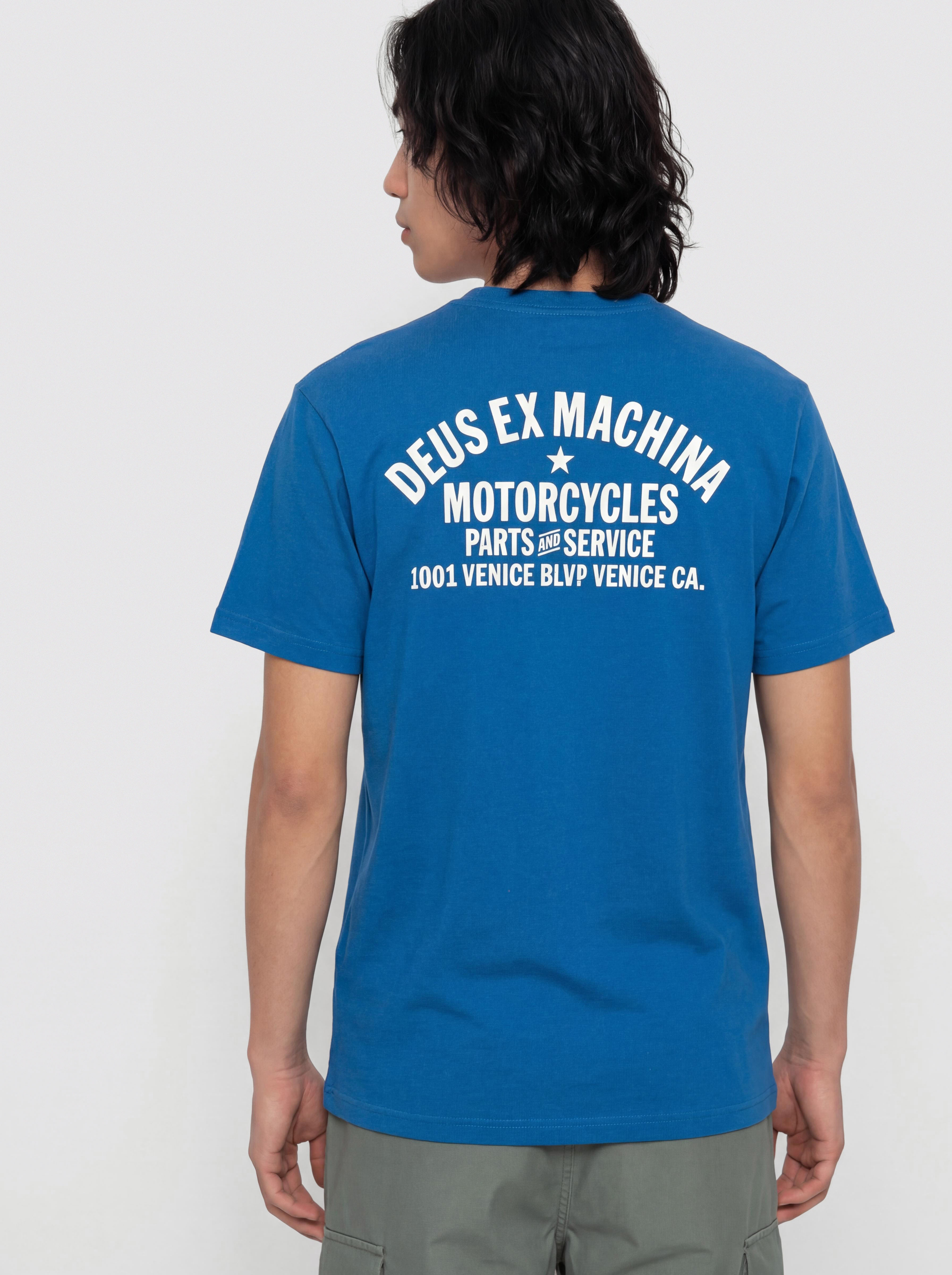 T-shirt Deus Ex Machina Venice Address (classic blue)