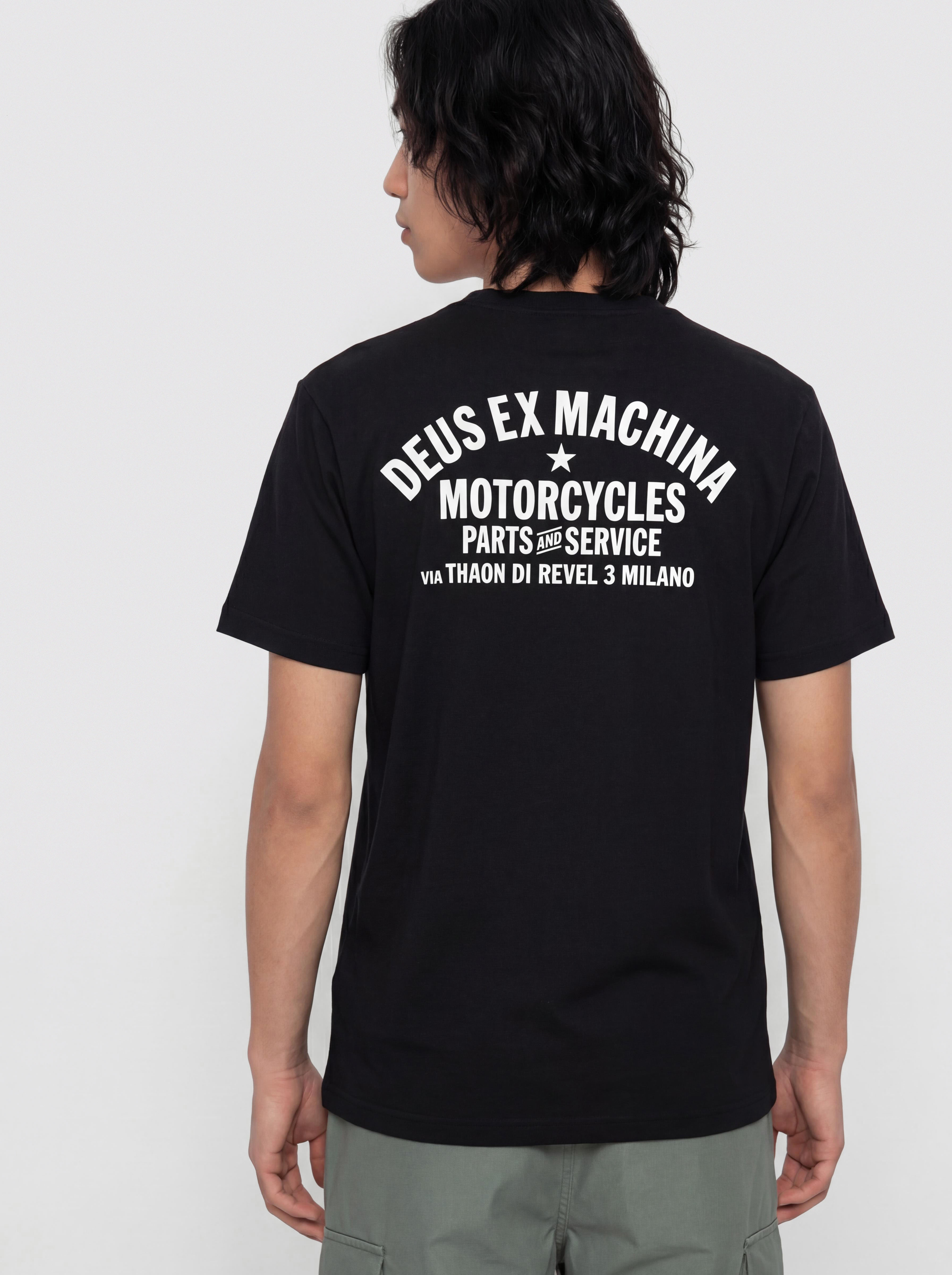 T-shirt Deus Ex Machina Milano Address (black)