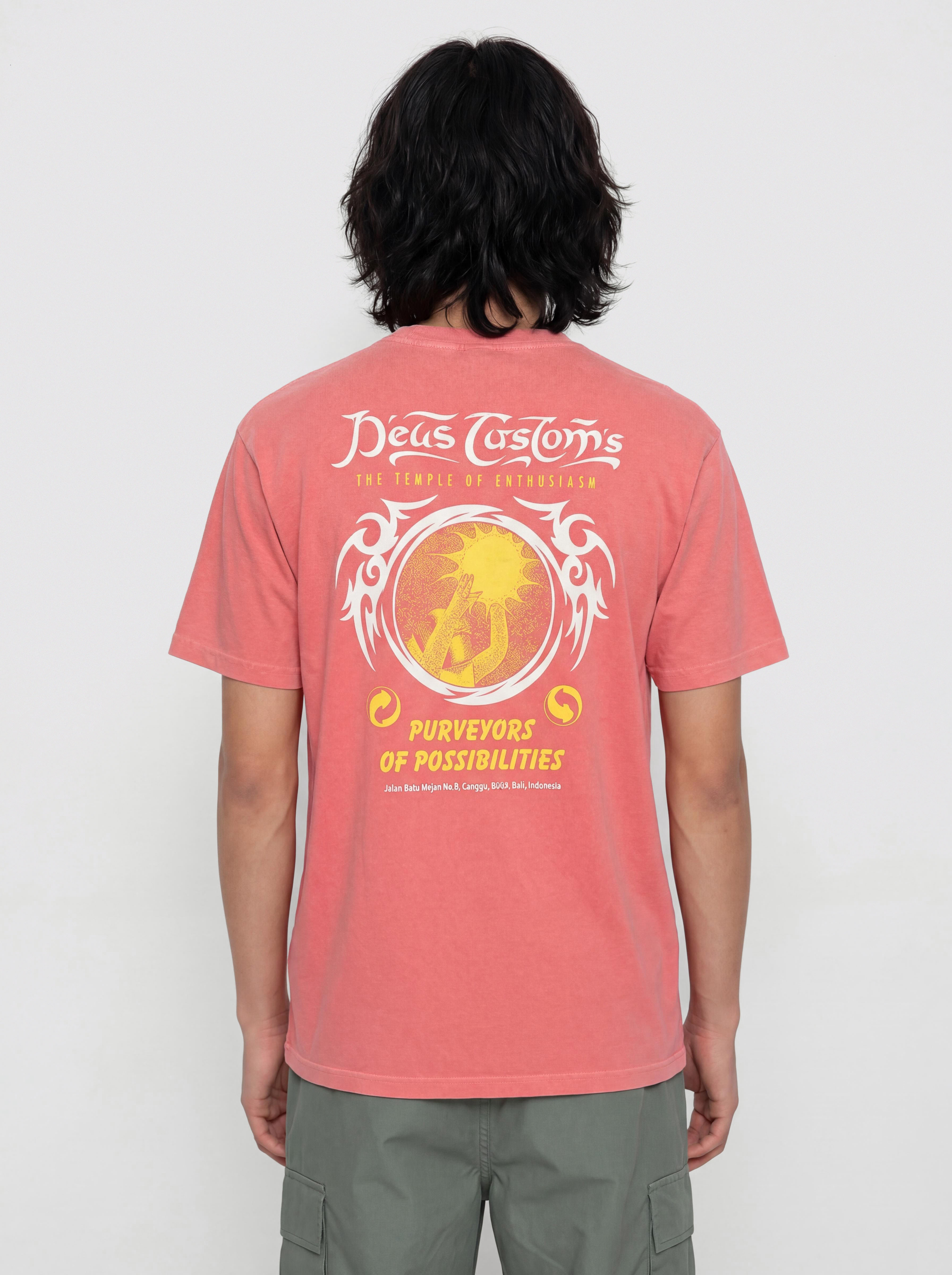 T-shirt Deus Ex Machina Out Of Reach (melon red)