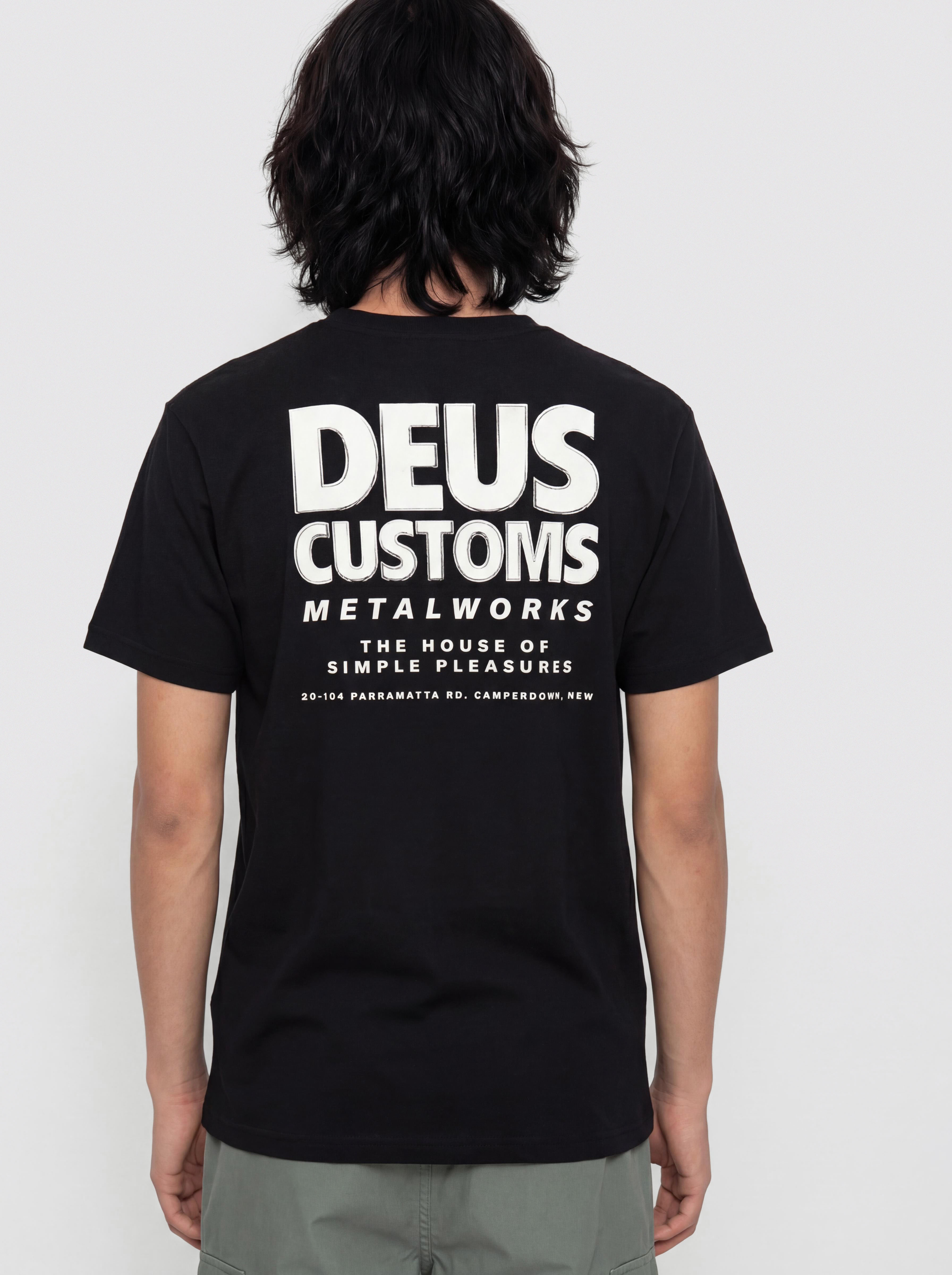 T-shirt Deus Ex Machina Chromium (black)