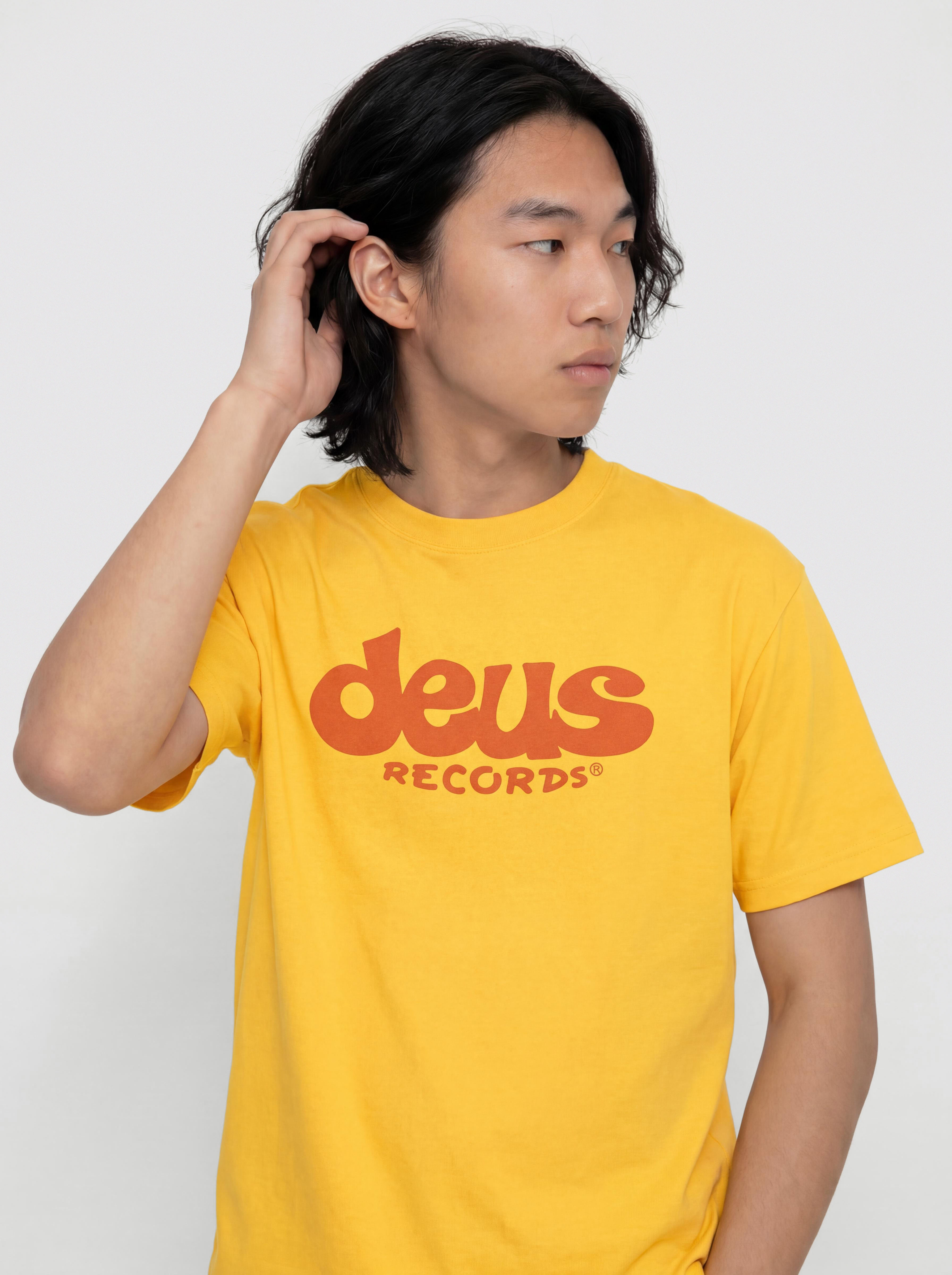 T-shirt Deus Ex Machina Smile (citrus yellow)