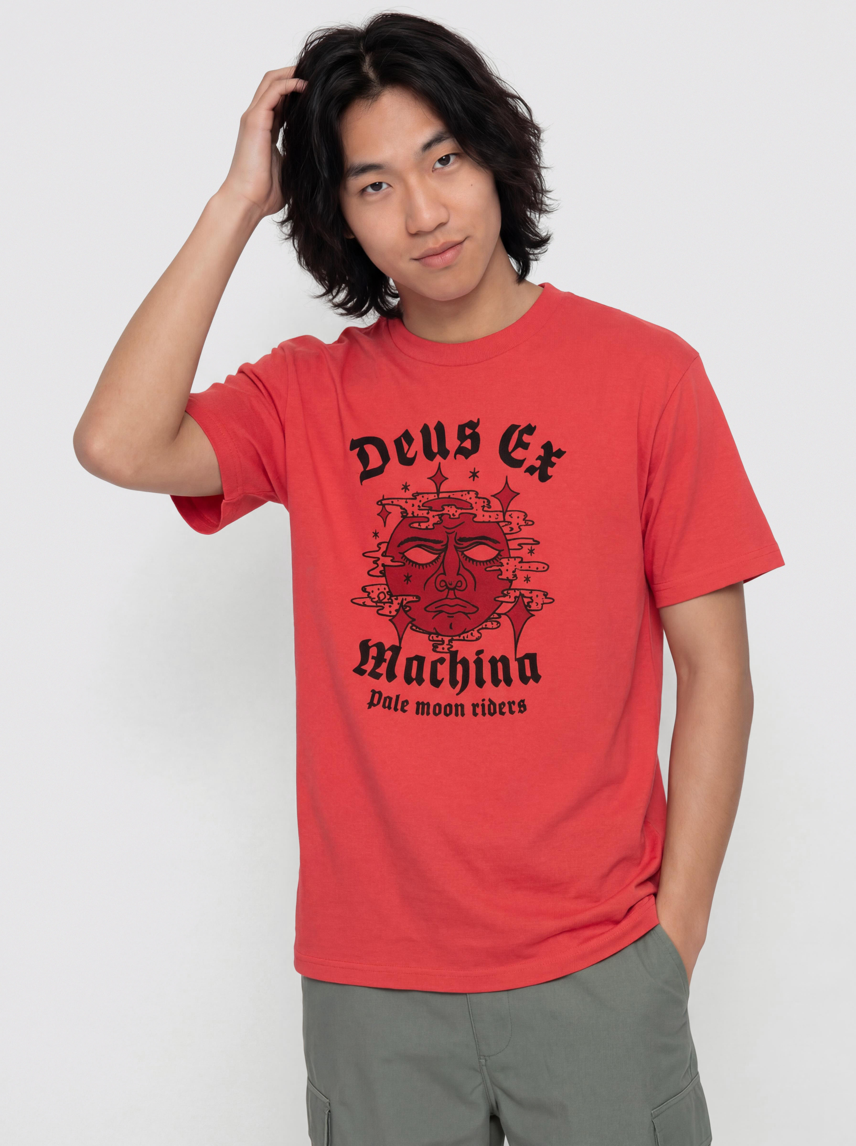 T-shirt Deus Ex Machina Solaris (melon red)