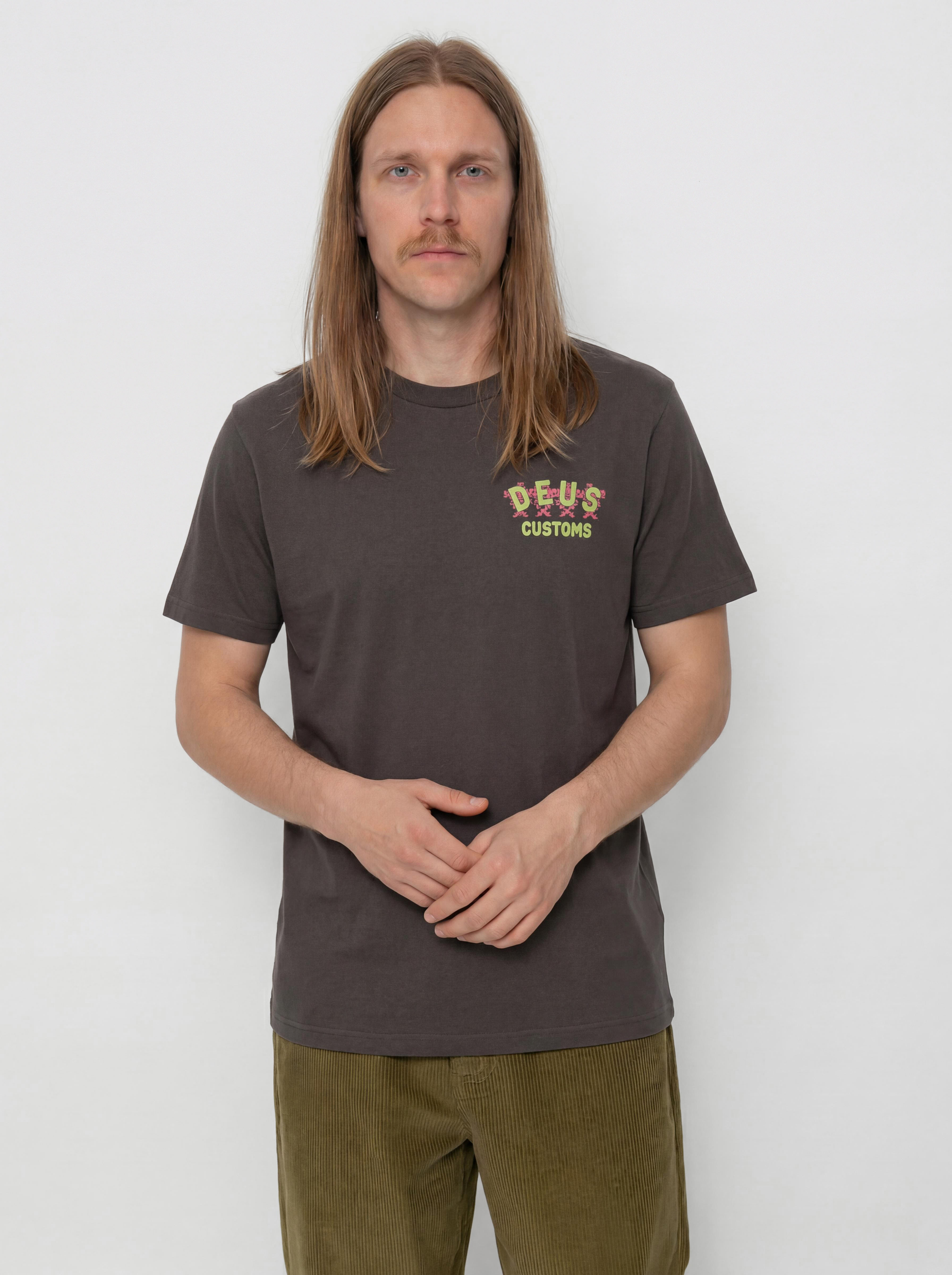 T-shirt Deus Ex Machina Fancy Pansy (anthracite)