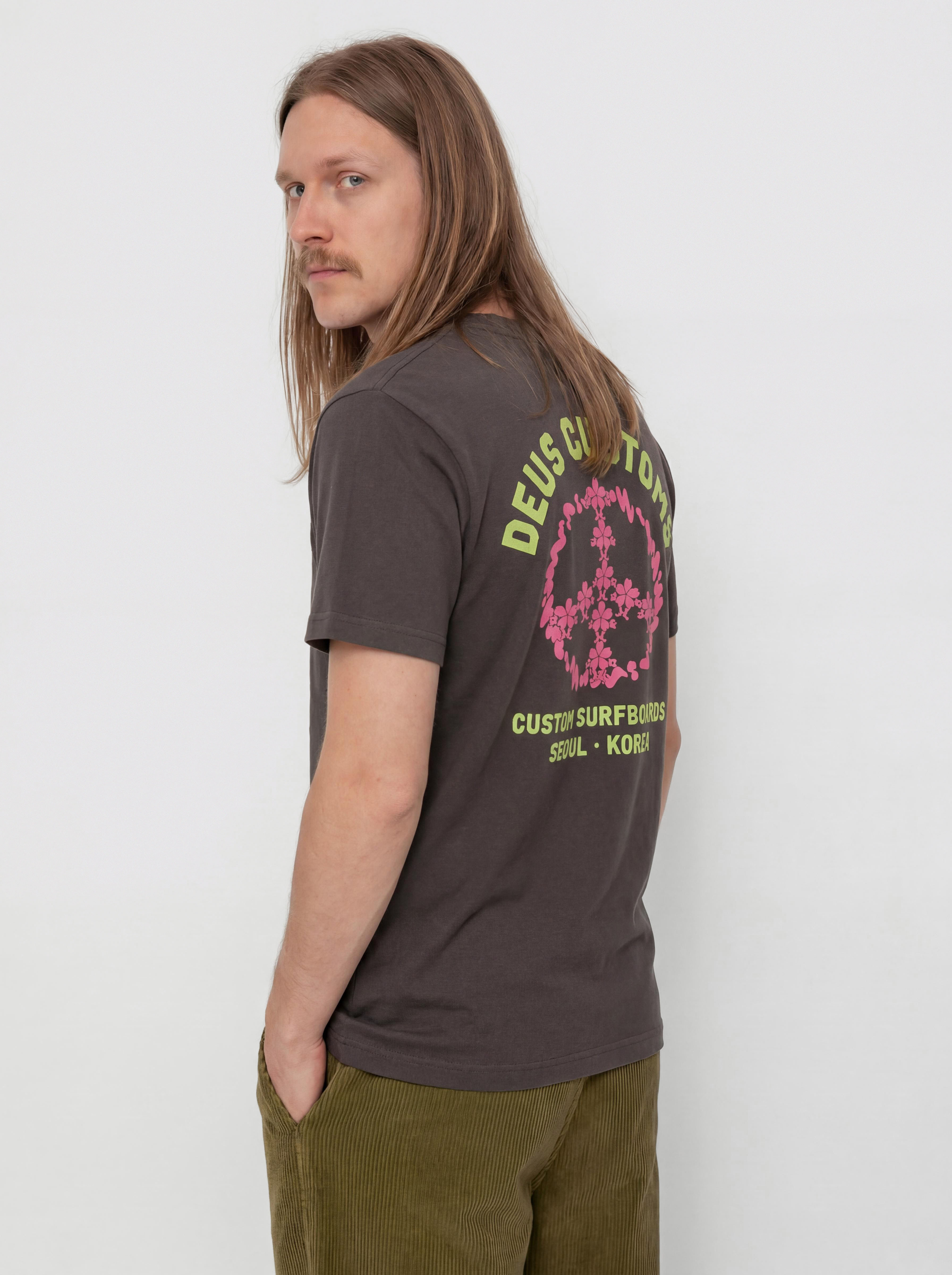 T-shirt Deus Ex Machina Fancy Pansy (anthracite)