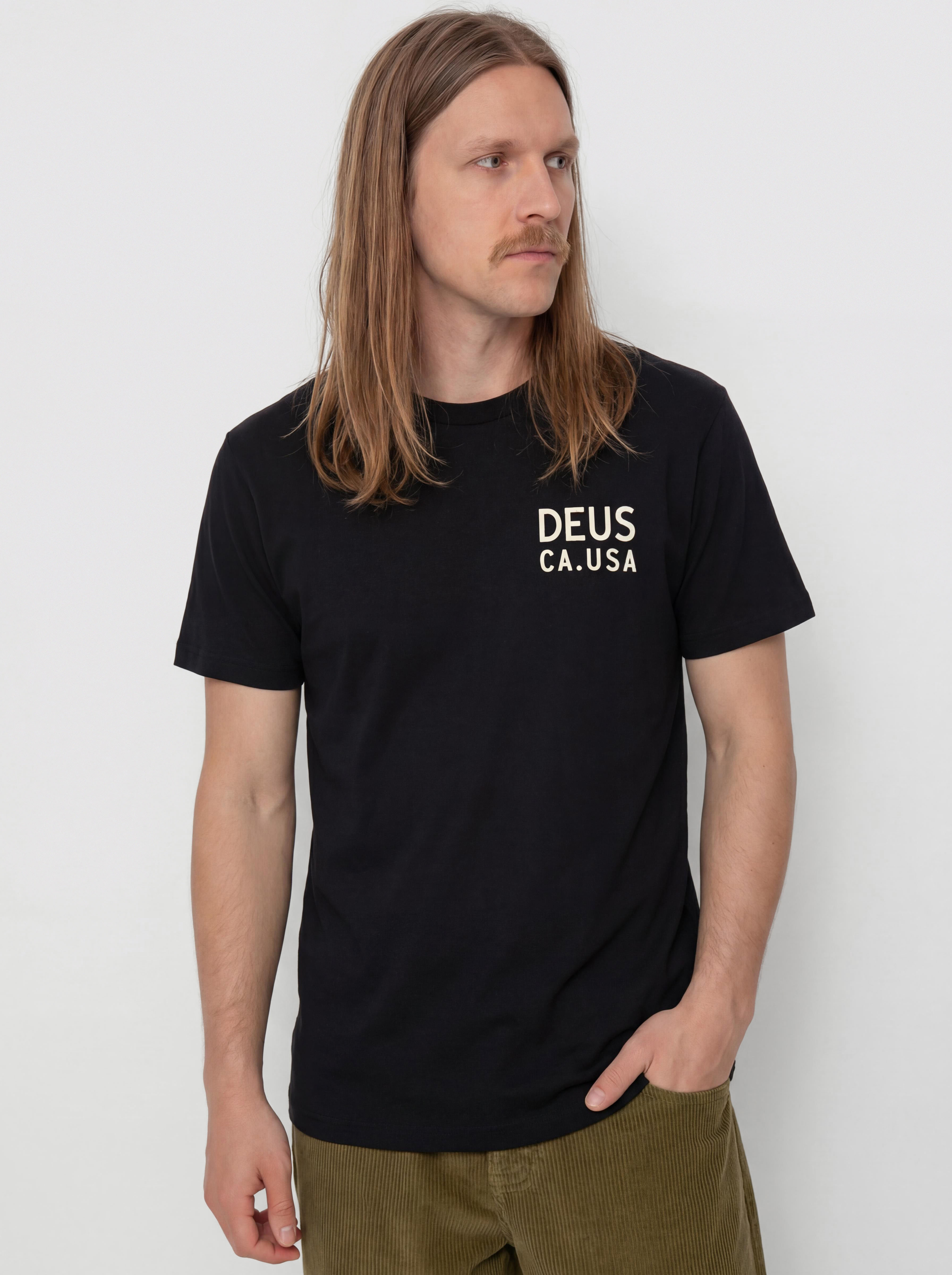 T-shirt Deus Ex Machina Camber (black)