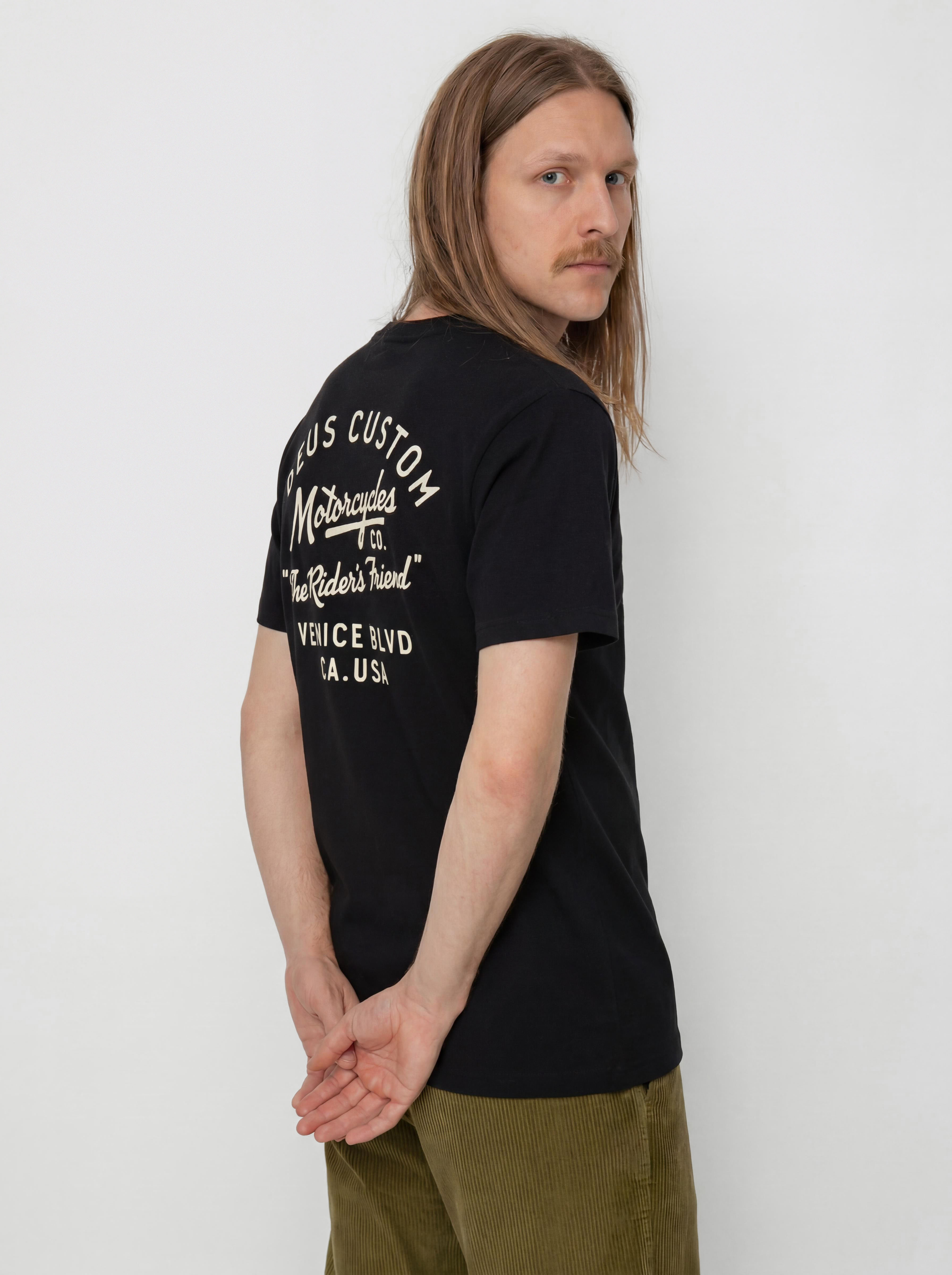 T-shirt Deus Ex Machina Camber (black)