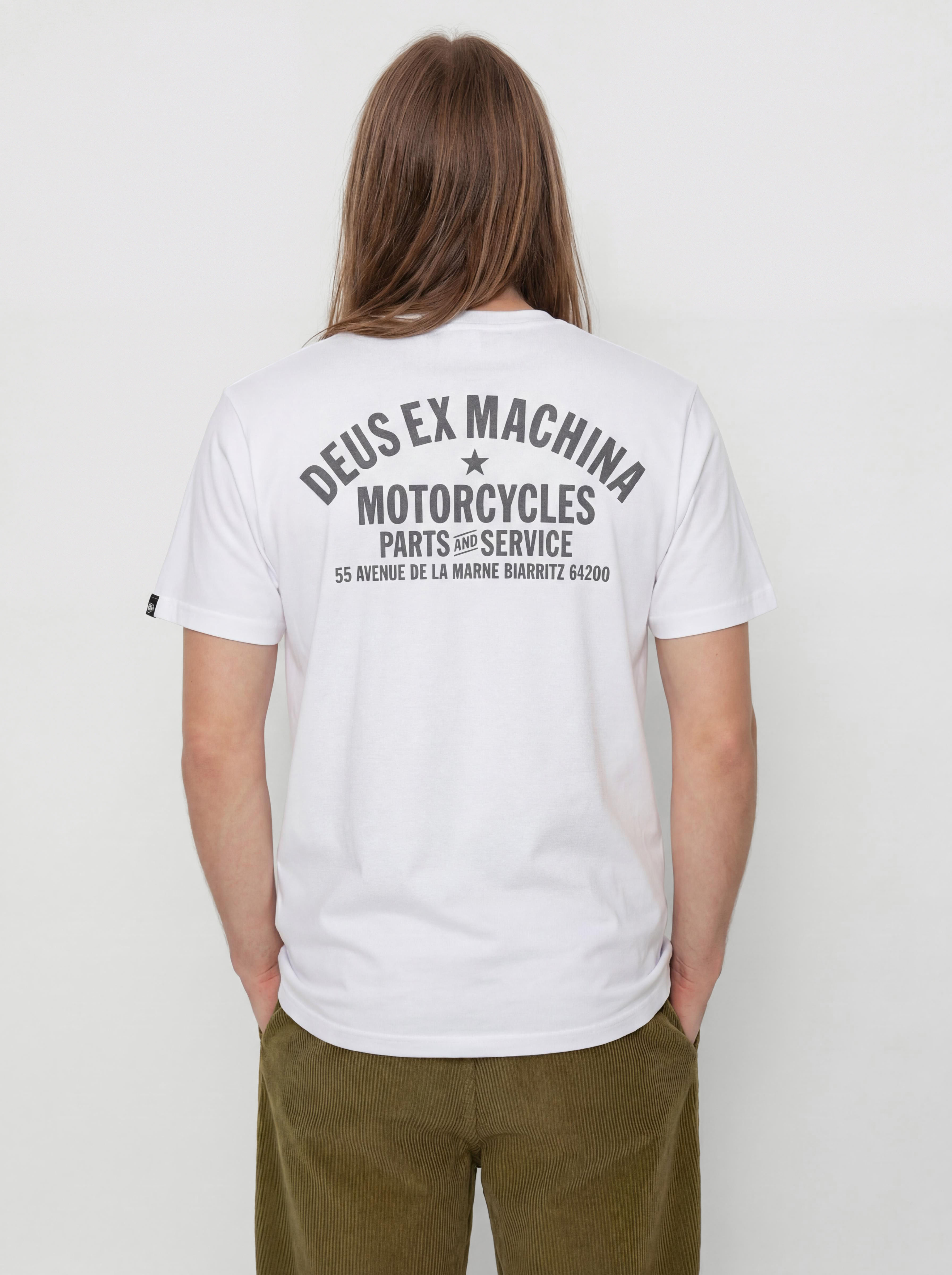 T-shirt Deus Ex Machina Biarritz Address (white)
