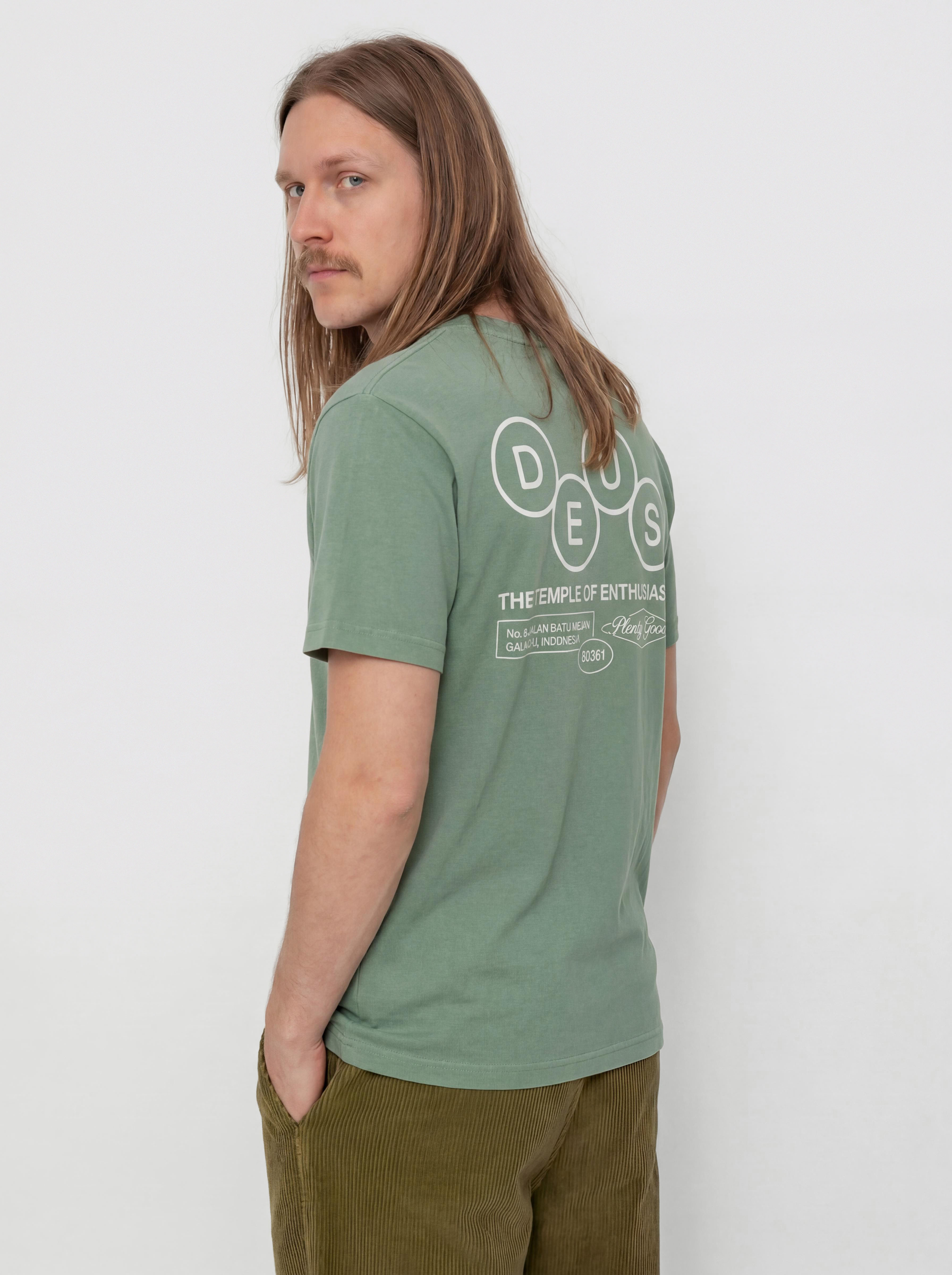 T-shirt Deus Ex Machina Mechanism (loden frost green)