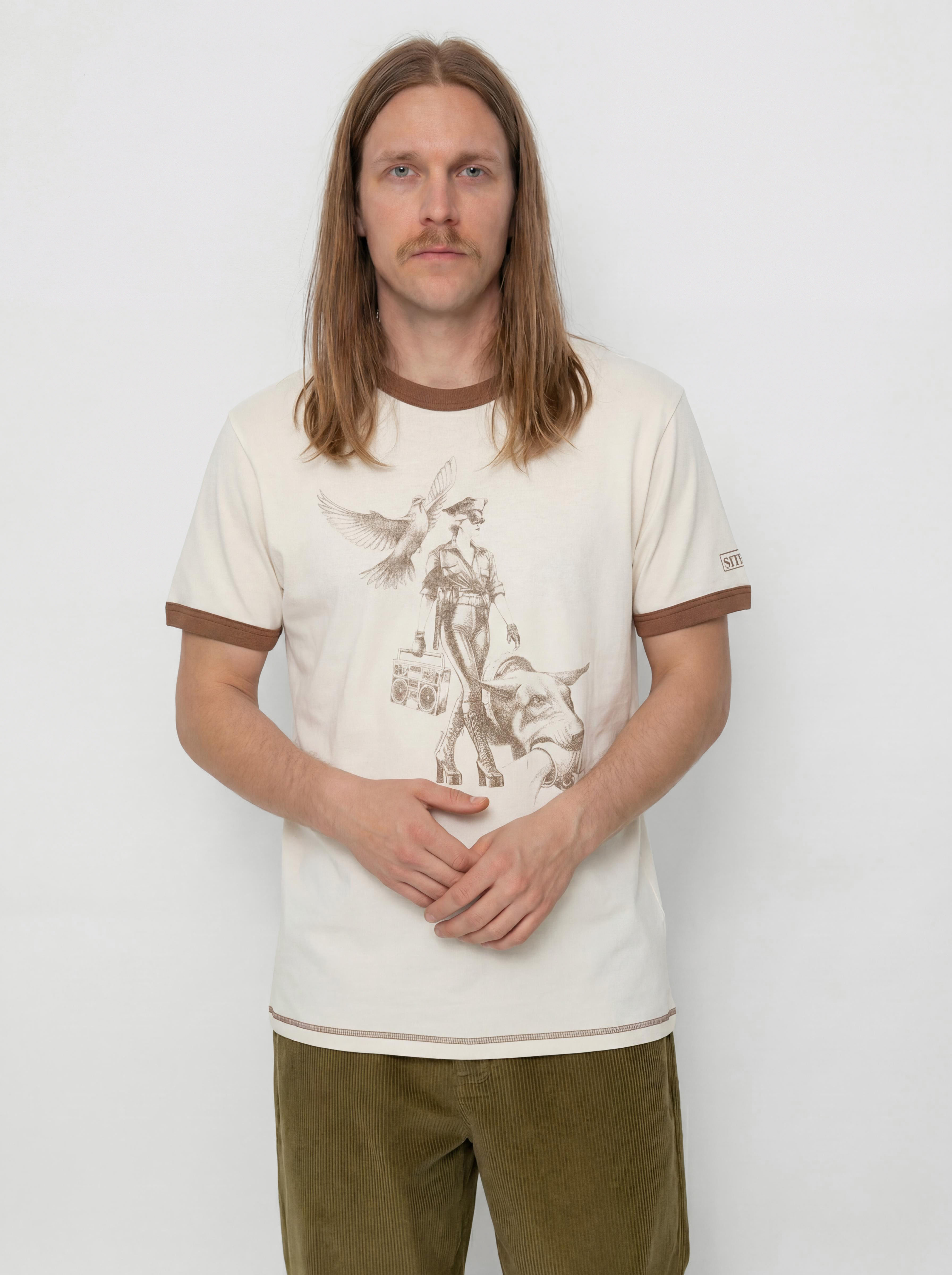 T-shirt Deus Ex Machina Beat Down (dirty white)