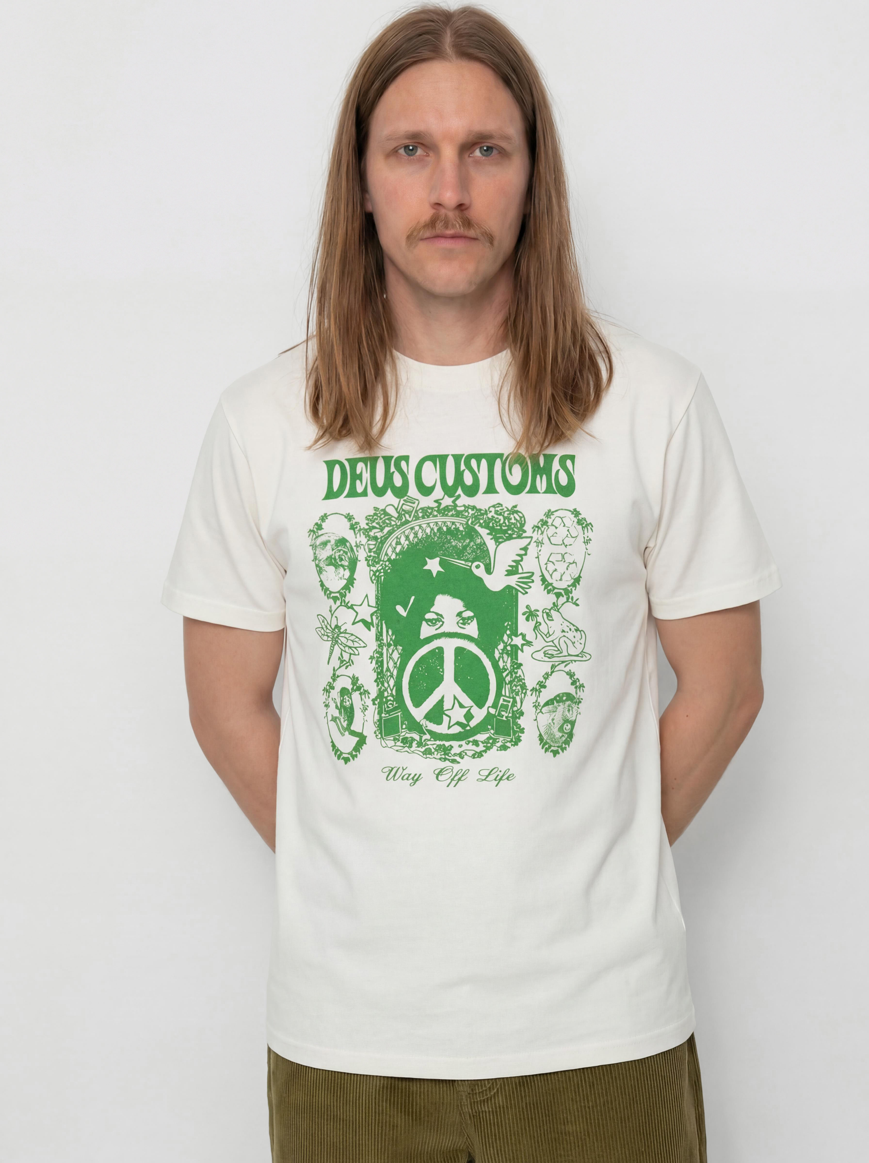 T-shirt Deus Ex Machina Mother Earth (vintage white)