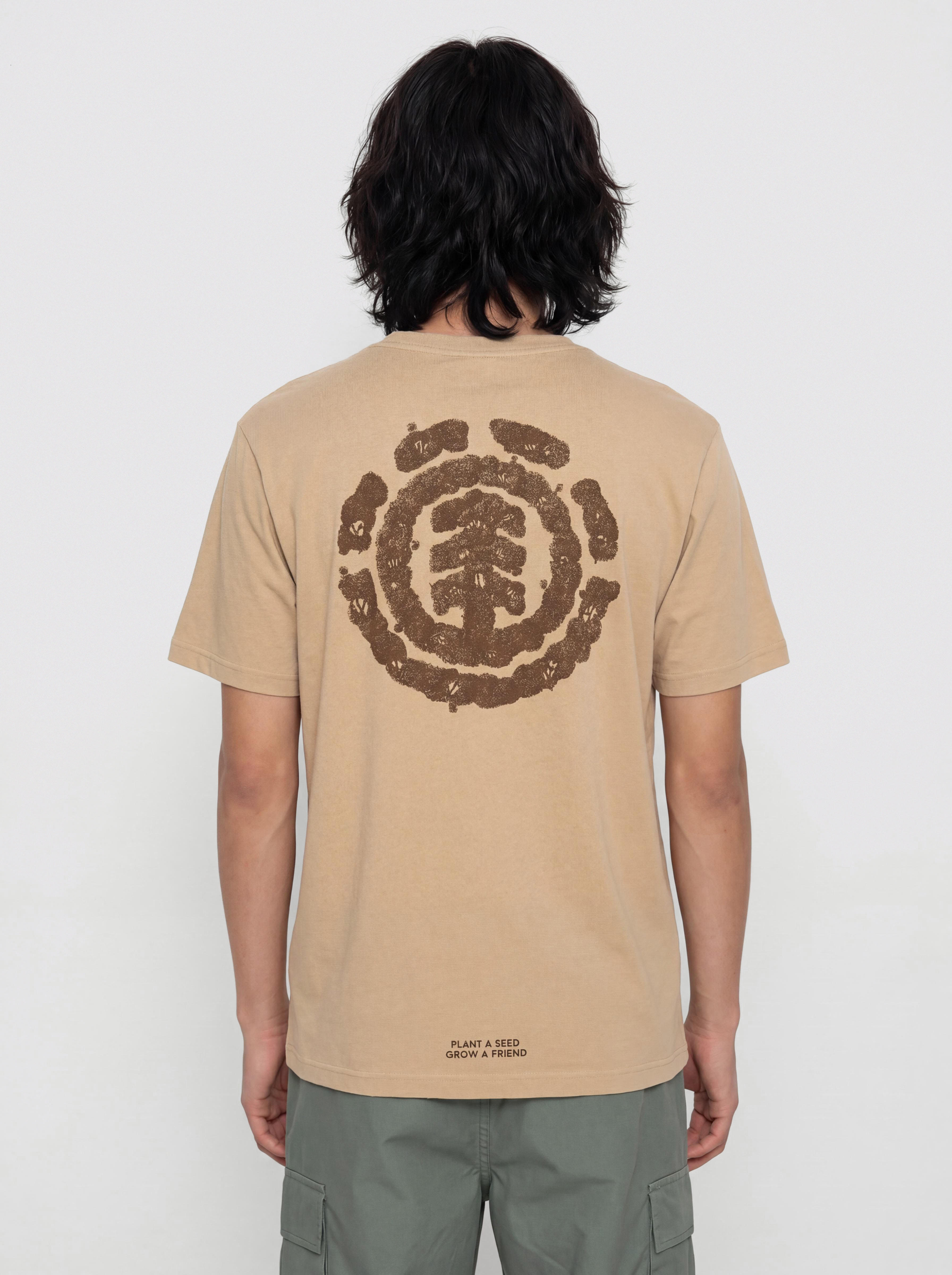 T-shirt Element Ocnc Foliage (silver mink)