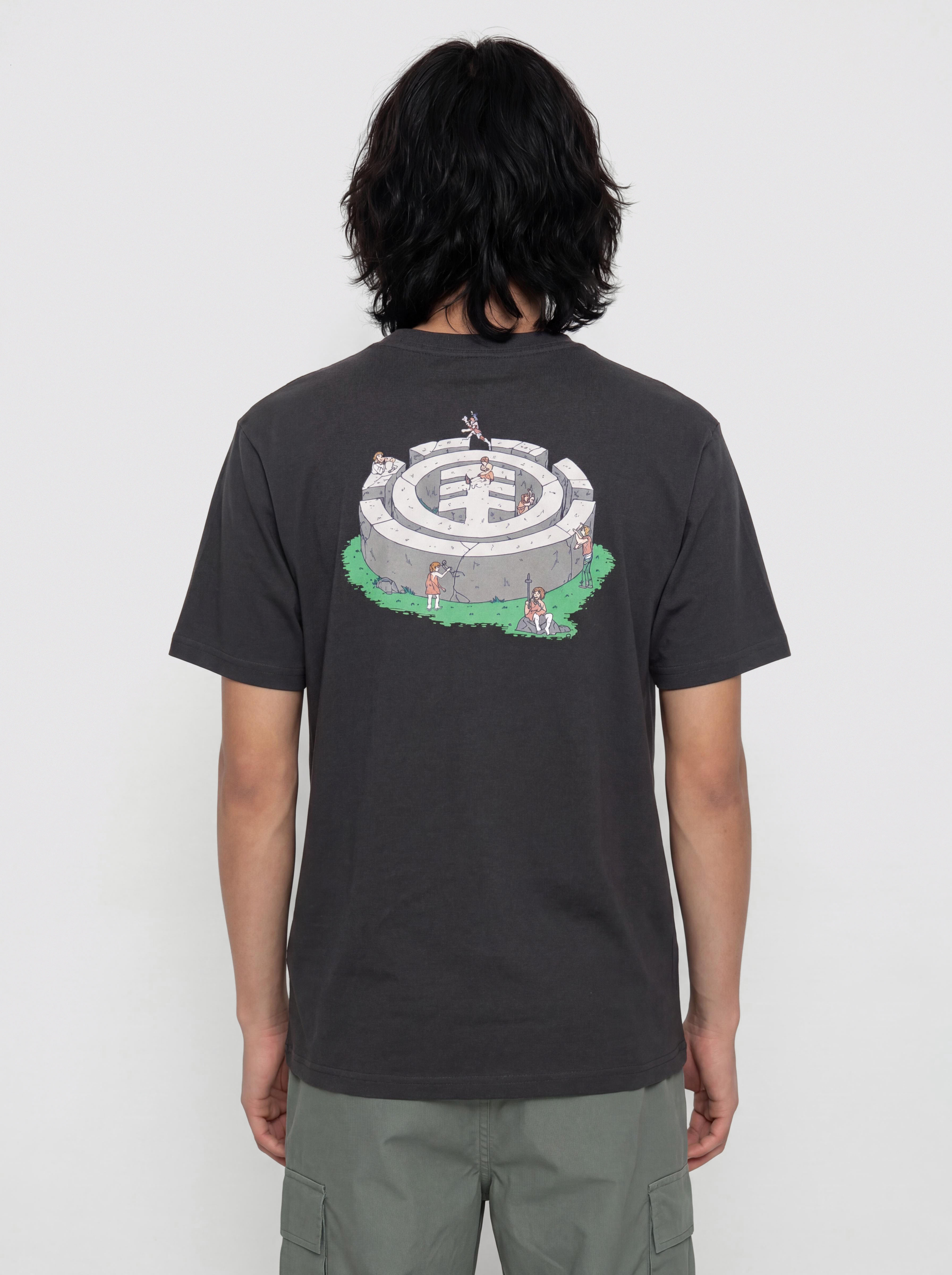 T-shirt Element Stone Age (off black)