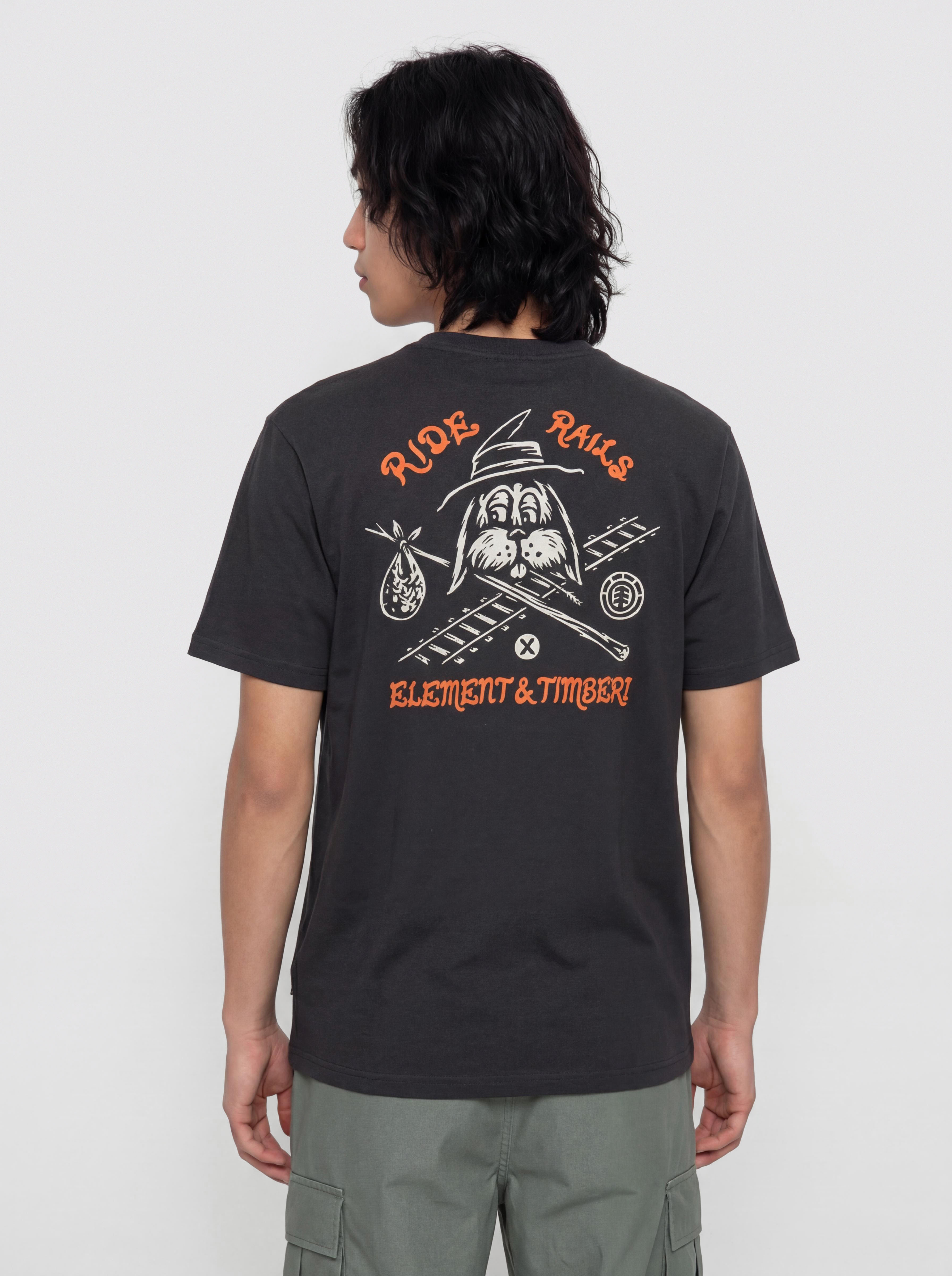 T-shirt Element Timber Hobos (off black)