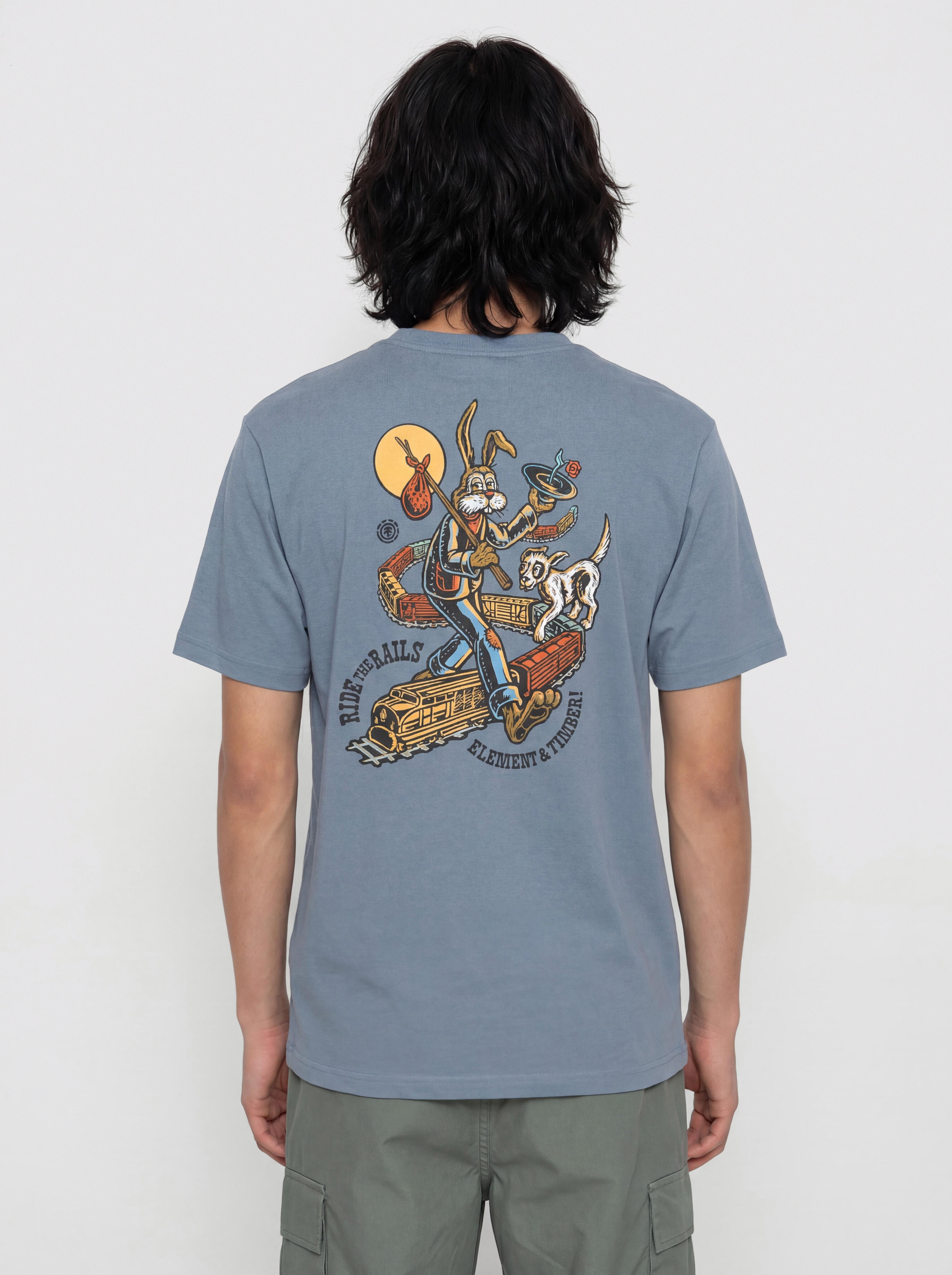 T-shirt Element Timber On Track (blue mirage)