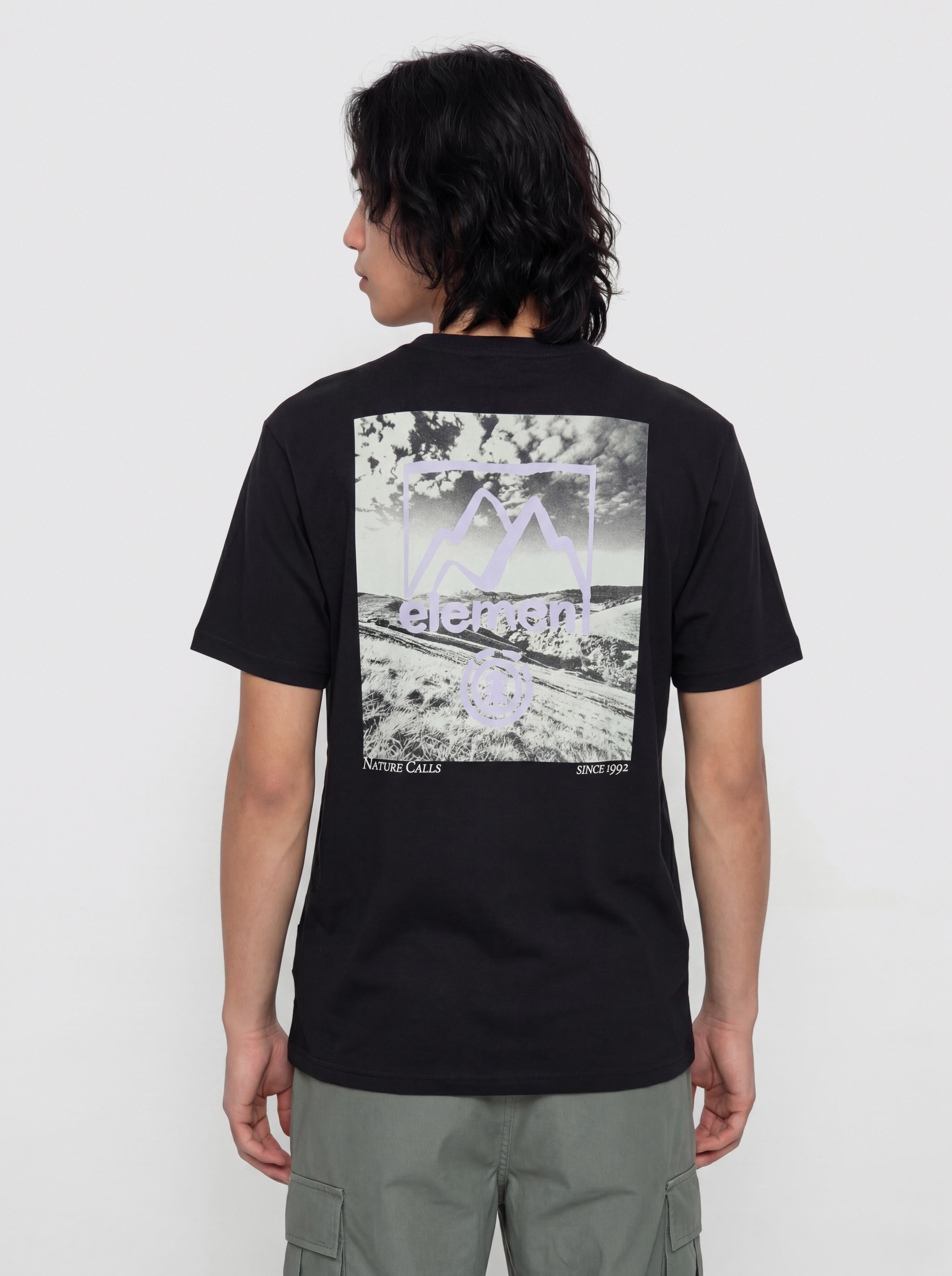 T-shirt Element Open Hills (off black)