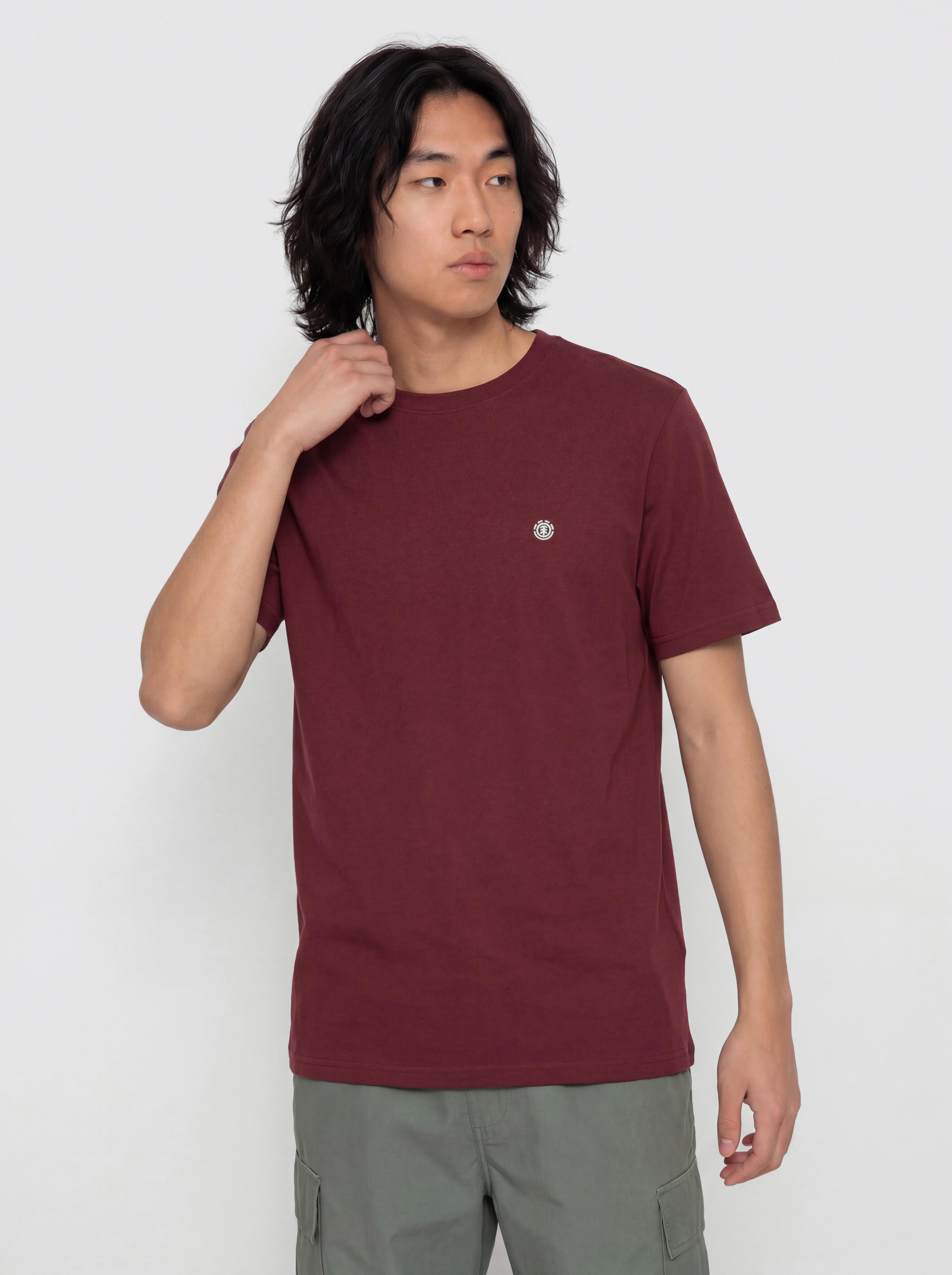 T-shirt Element Icon Embroidery (zinfandel)