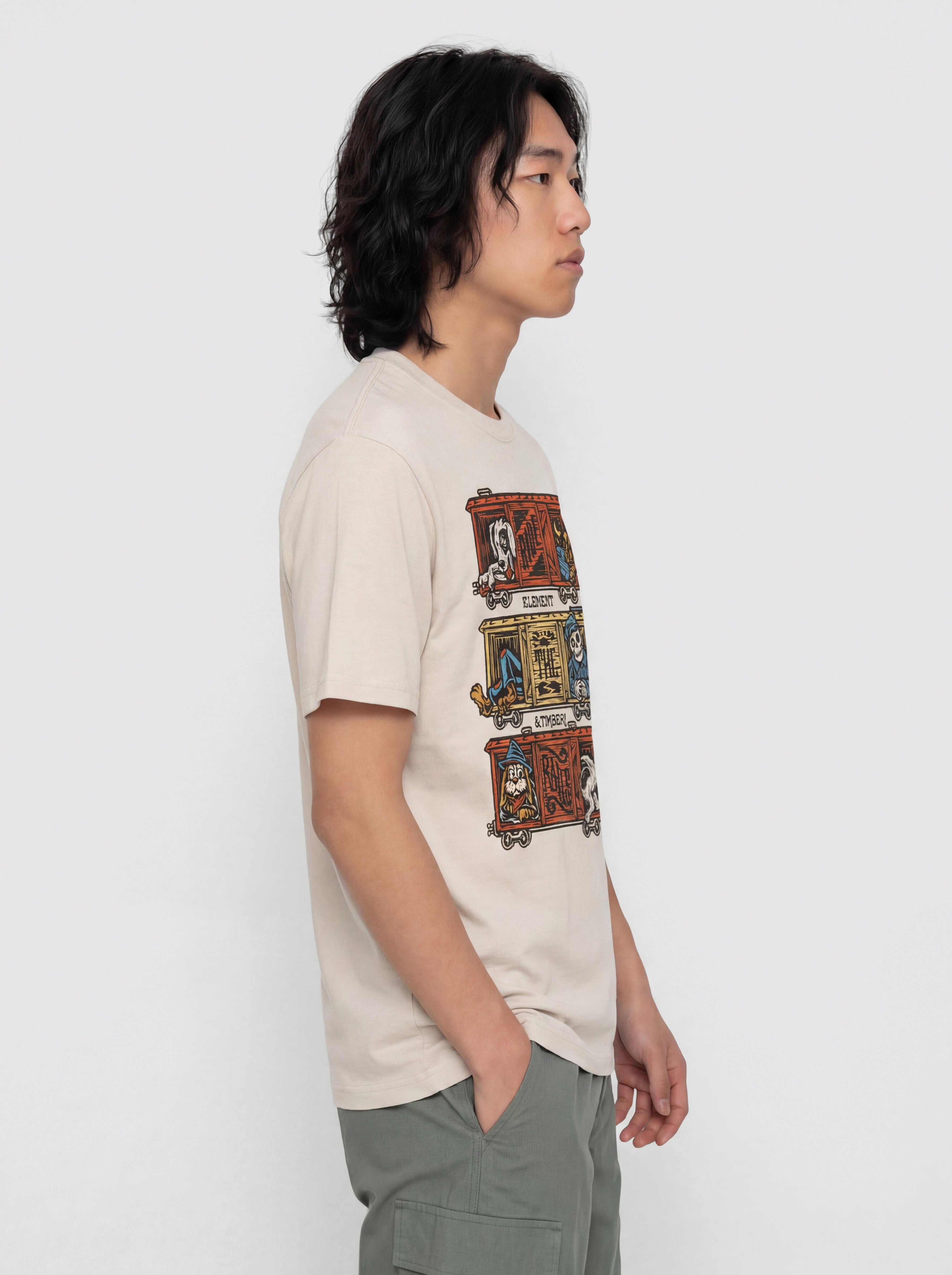 T-shirt Element Timber Boxcar (oat milk)