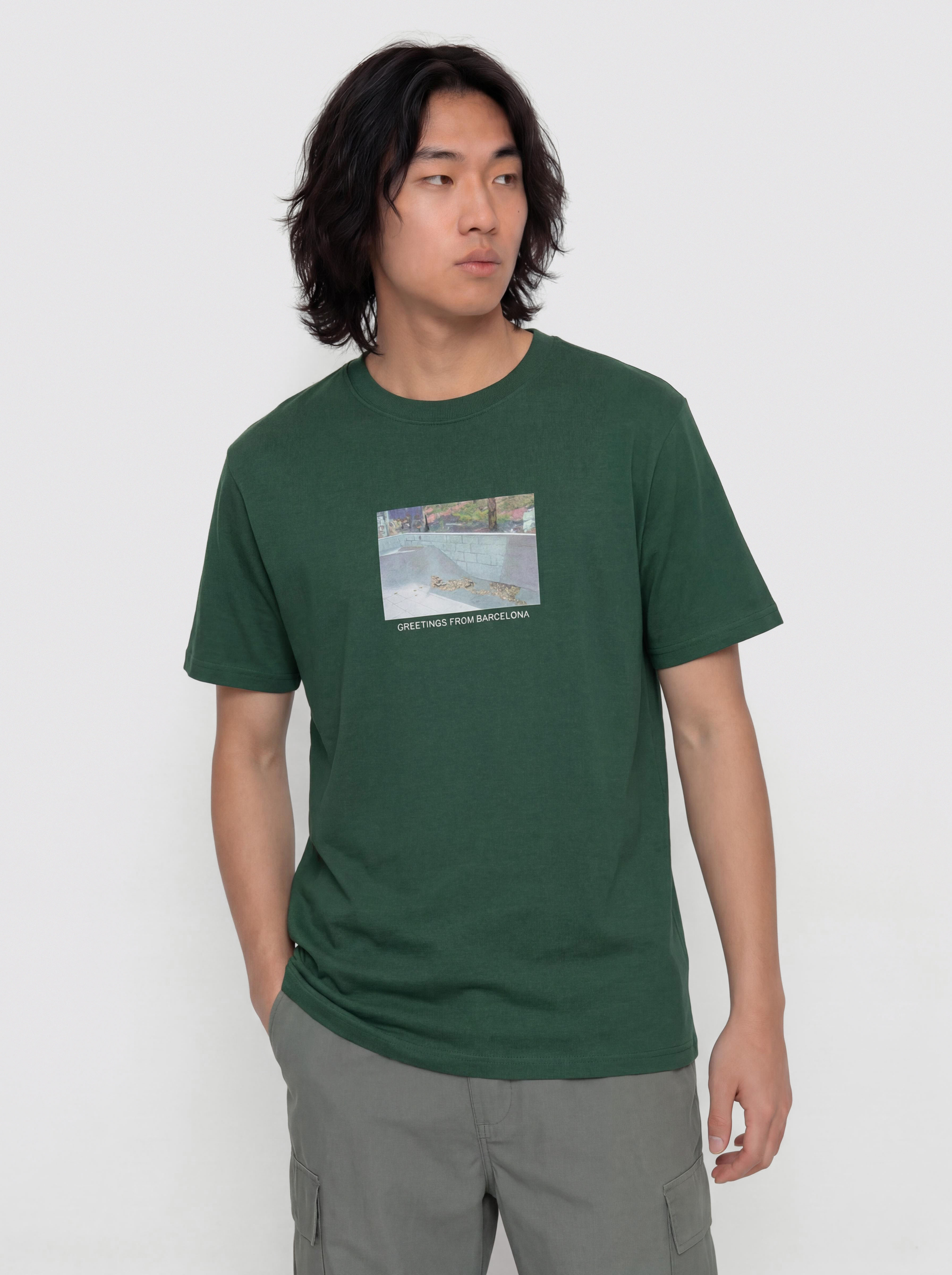 T-shirt Element Barcelona (trekking green)