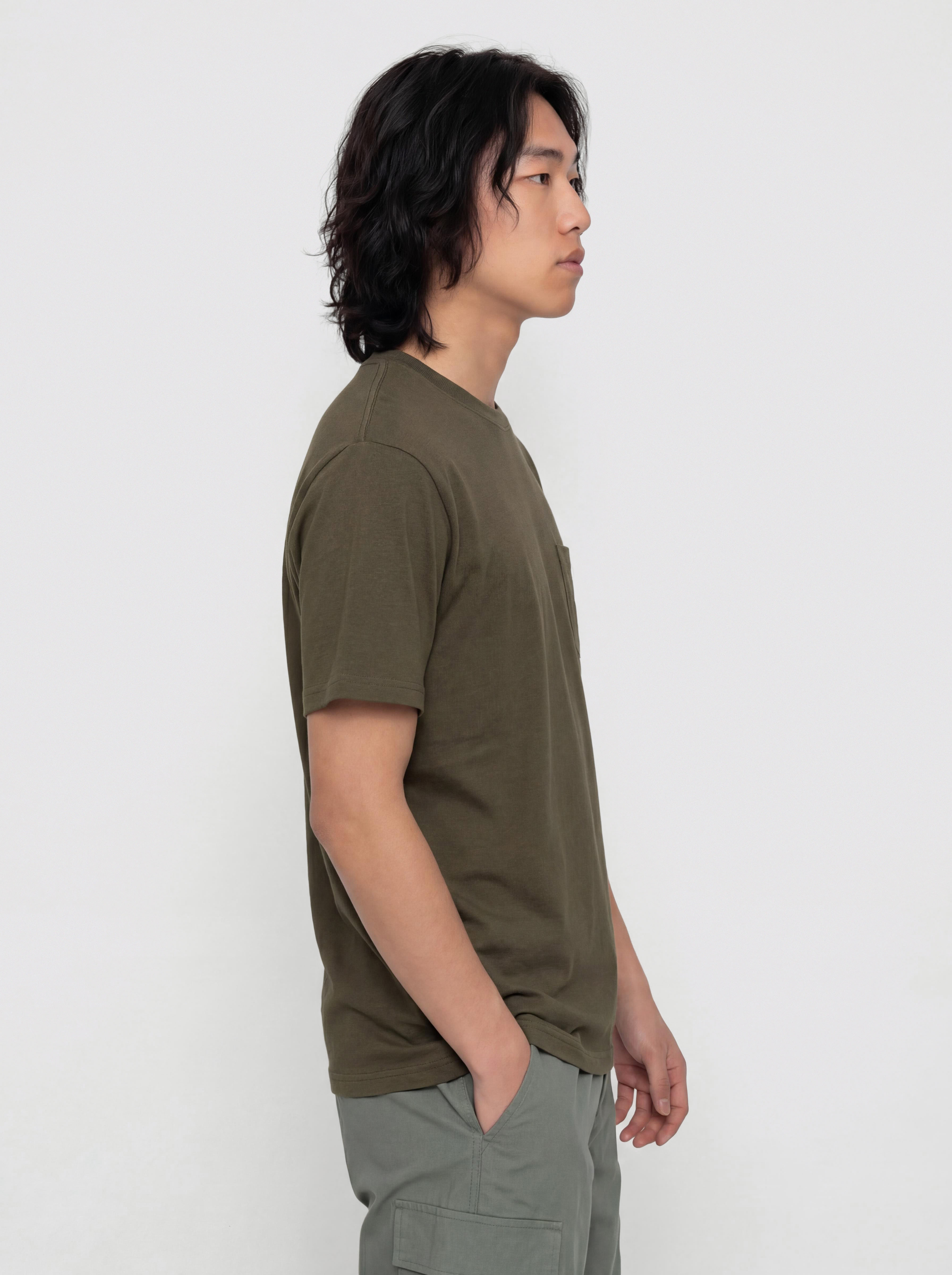 T-shirt Element Icon Label Pocket (forest night)