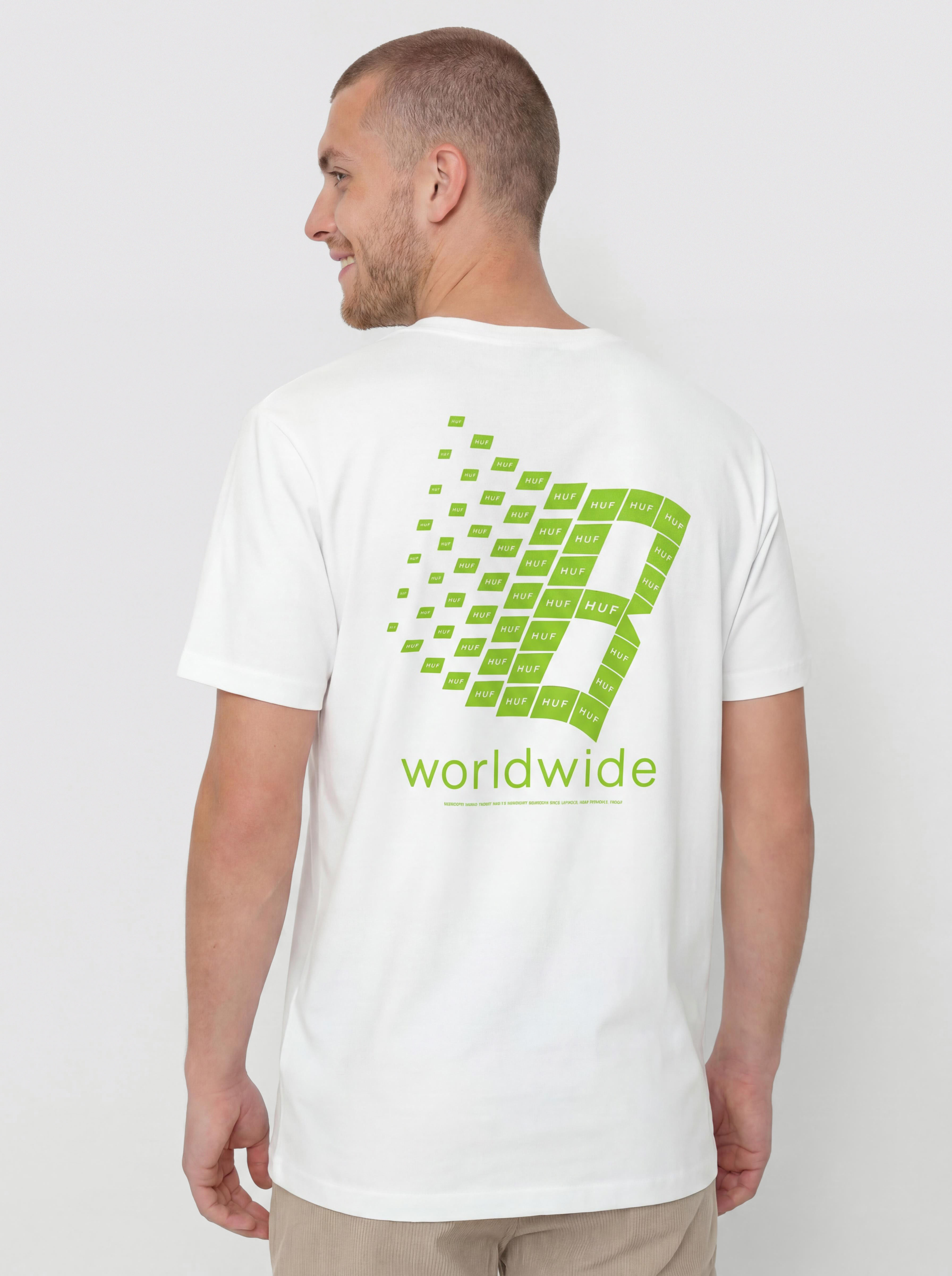 T-shirt HUF X Bronze Worldwide (white)