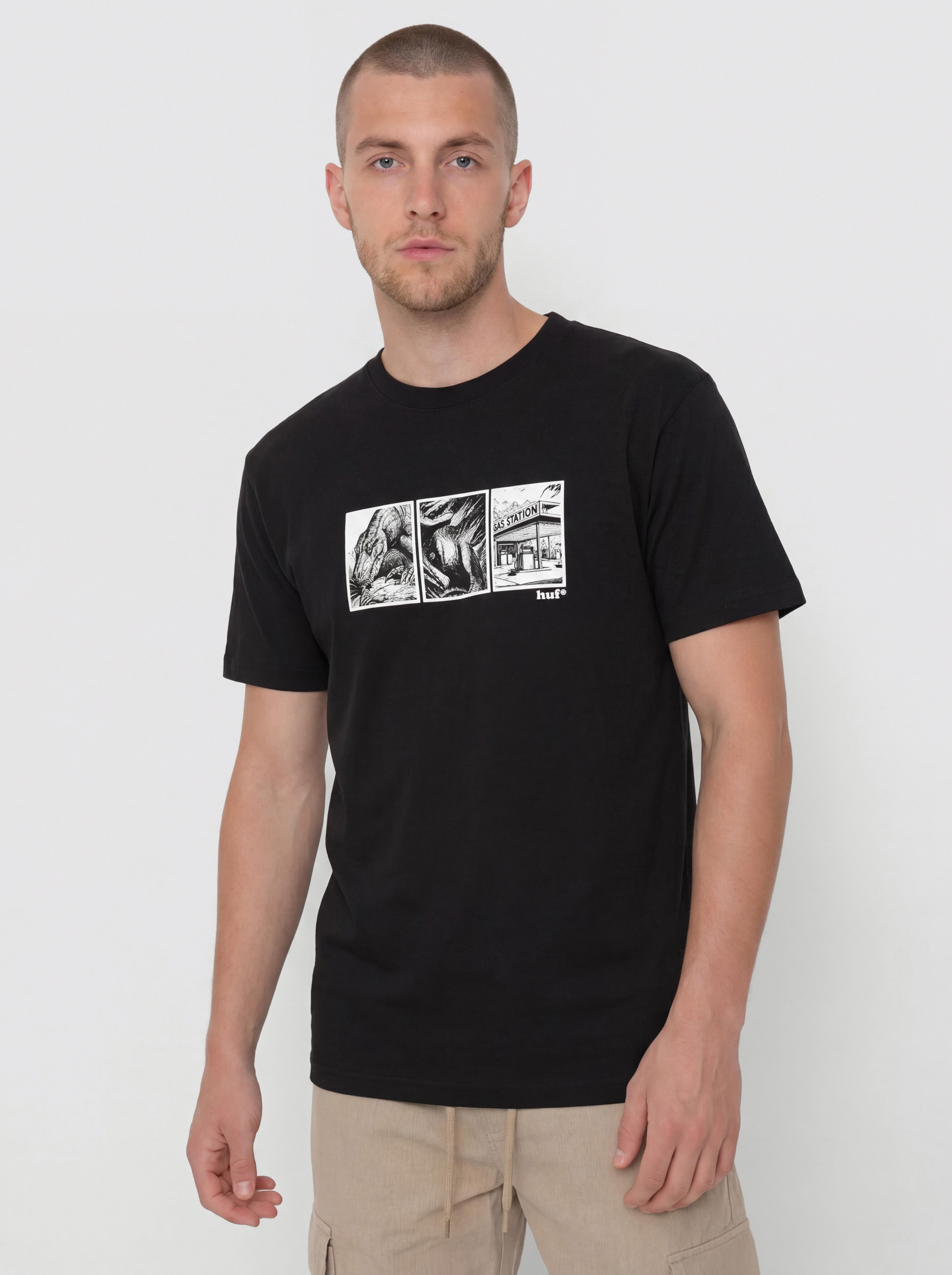 T-shirt HUF Fossil Fuel (black)