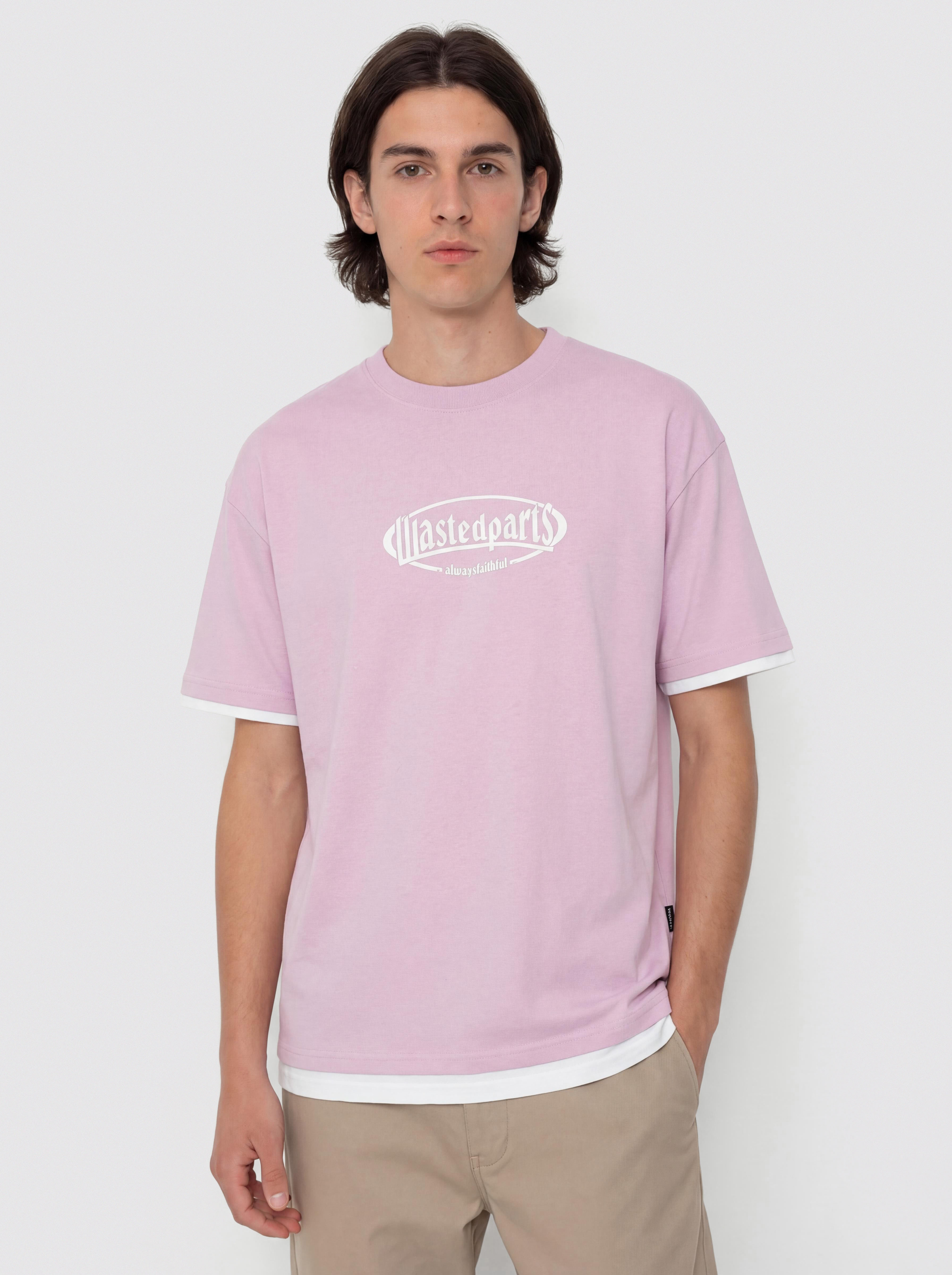 T-shirt Wasted Paris Yard T Nine (sour pink/white)