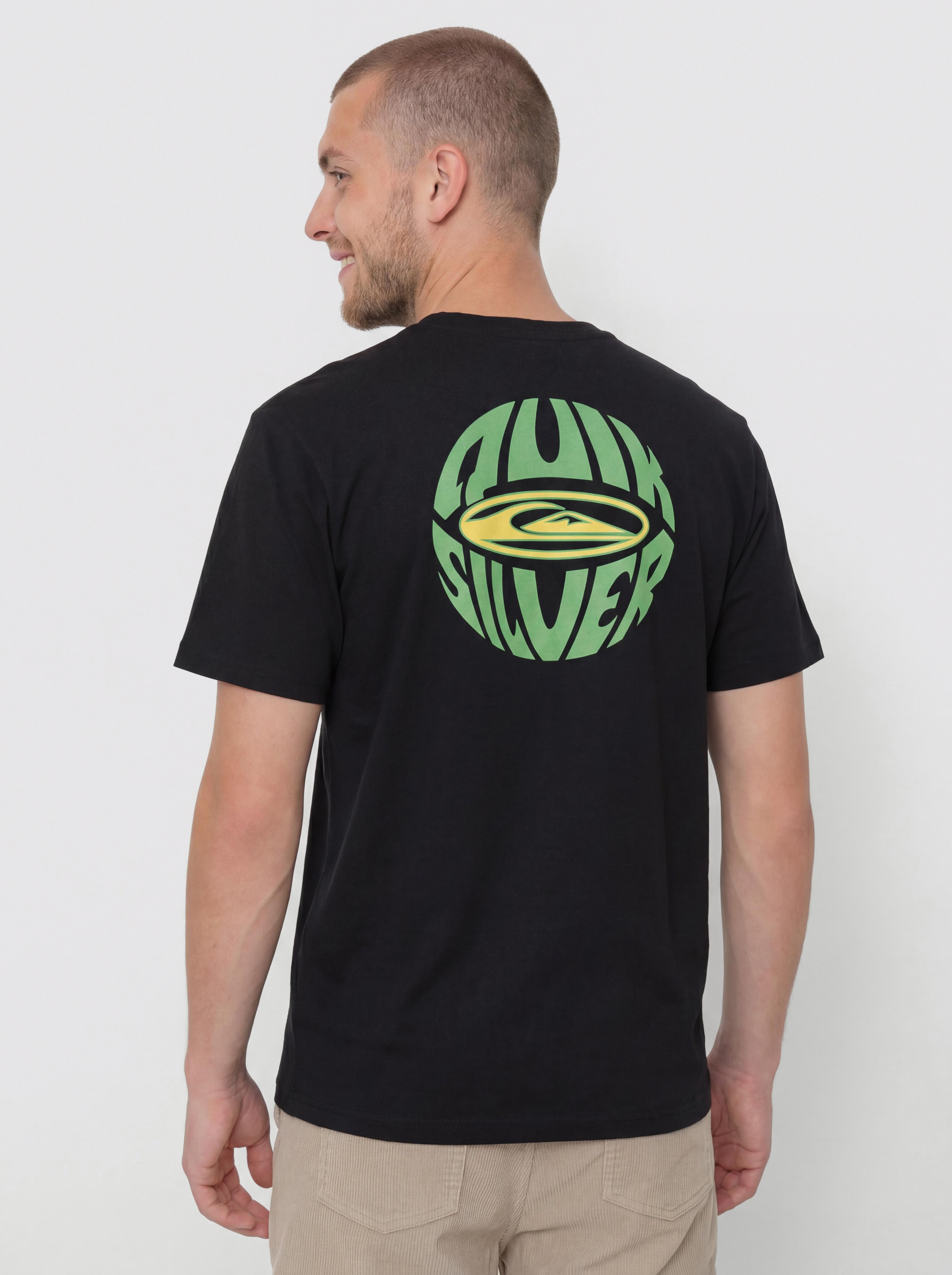 T-shirt Quiksilver Quikglobe (black)