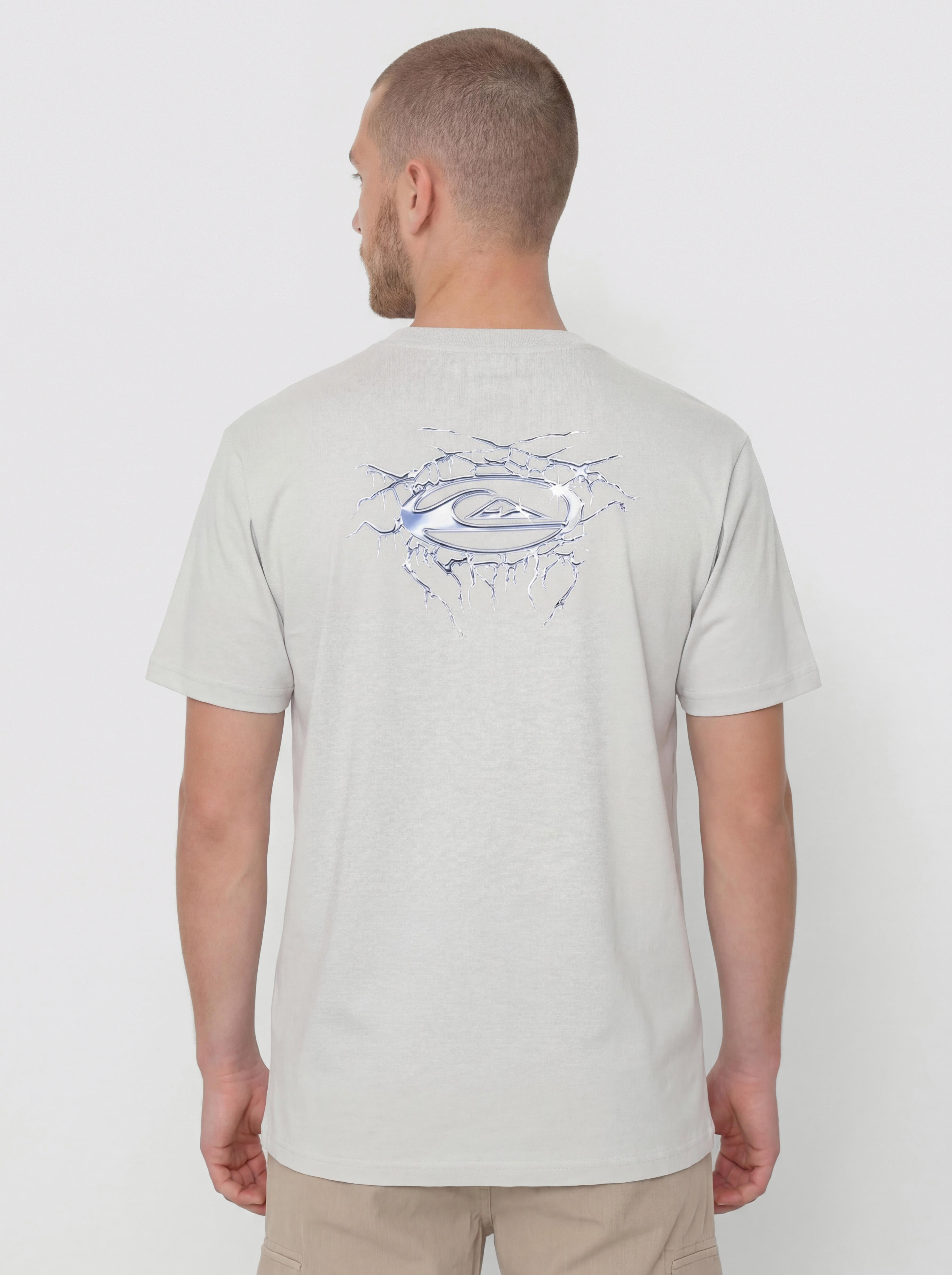 T-shirt Quiksilver Mercury Chrome Lightning (lunar rock)