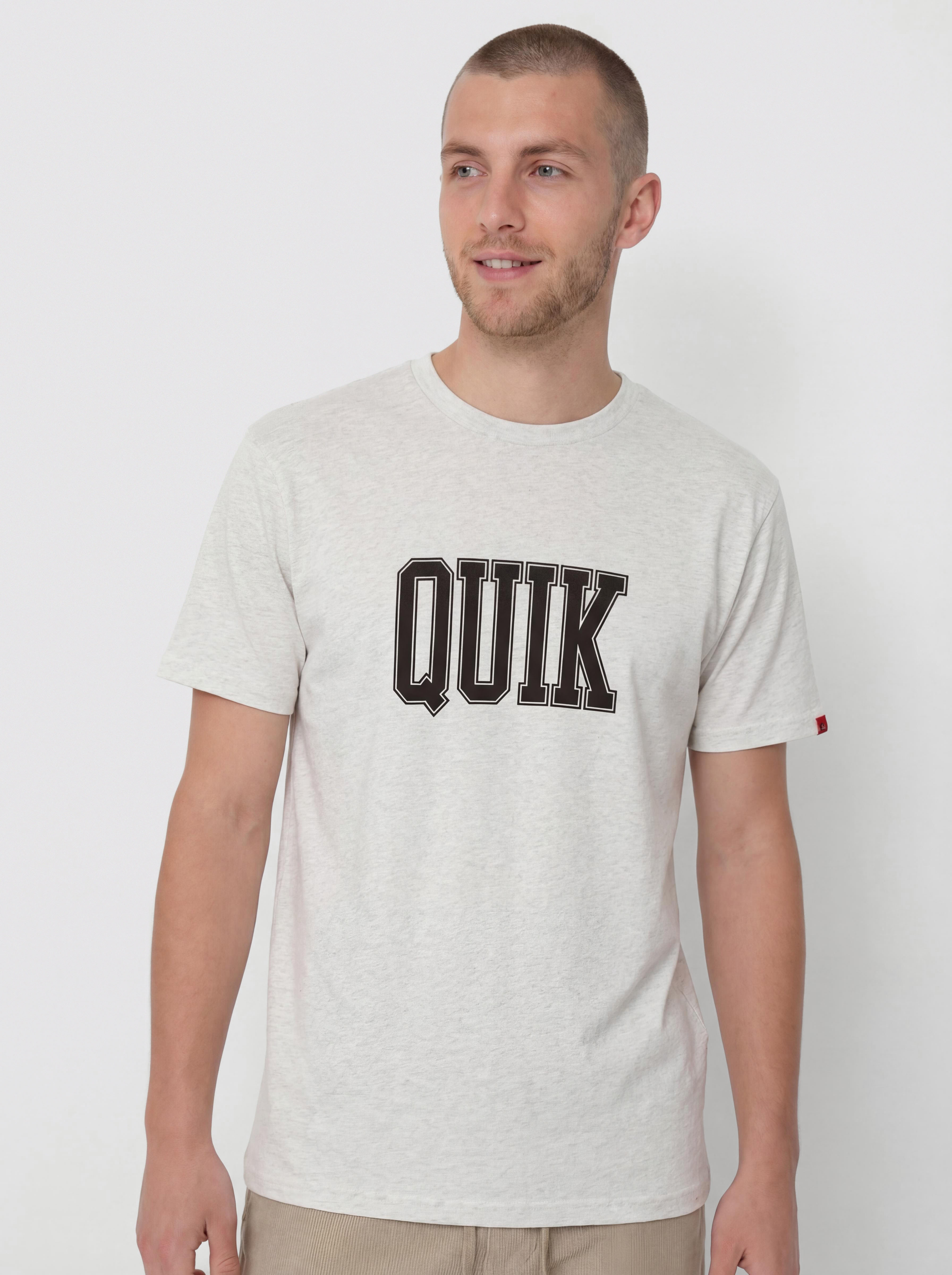 T-shirt Quiksilver Griff Quik Gfn (snow heather)
