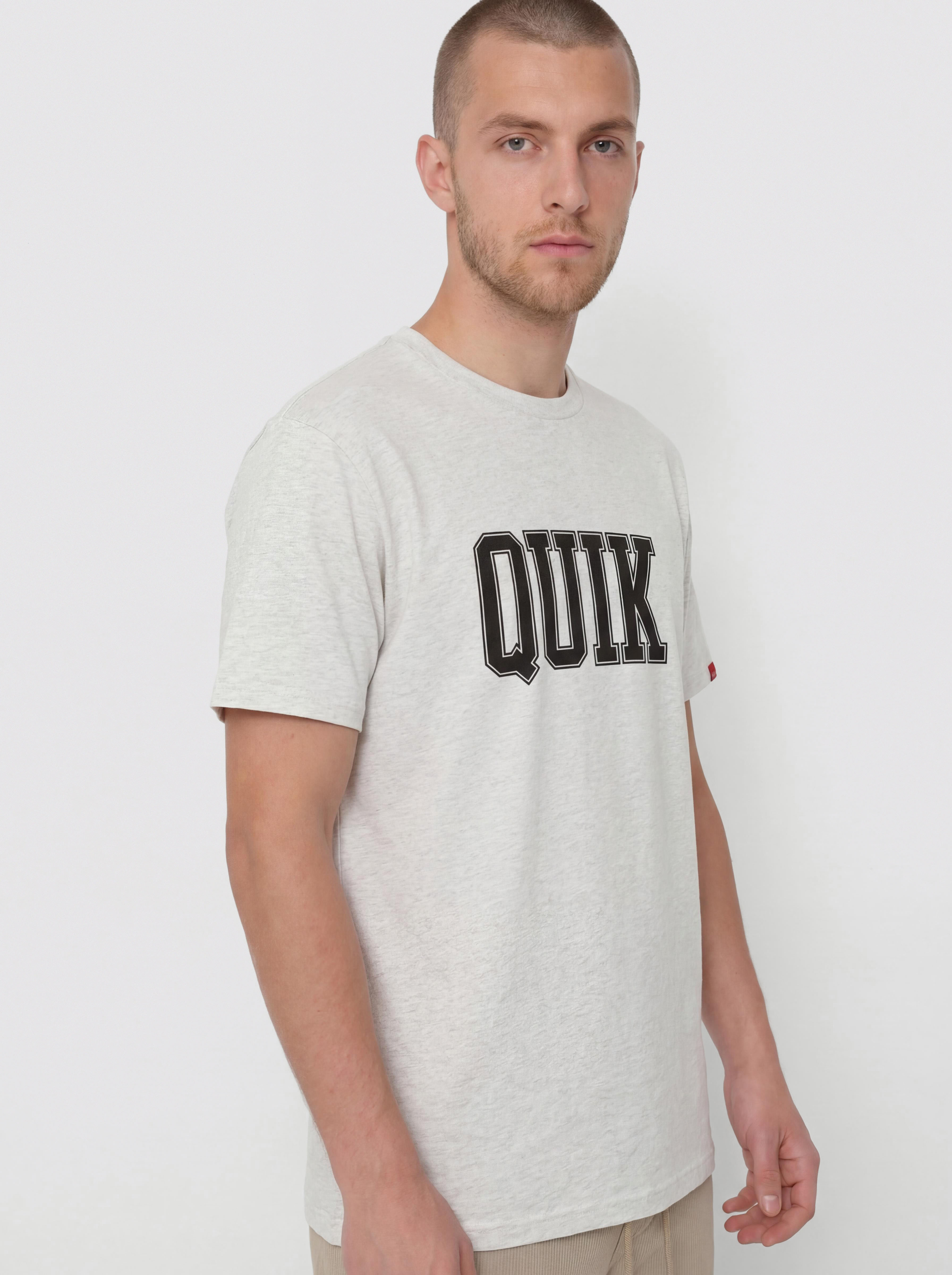 T-shirt Quiksilver Griff Quik Gfn (snow heather)