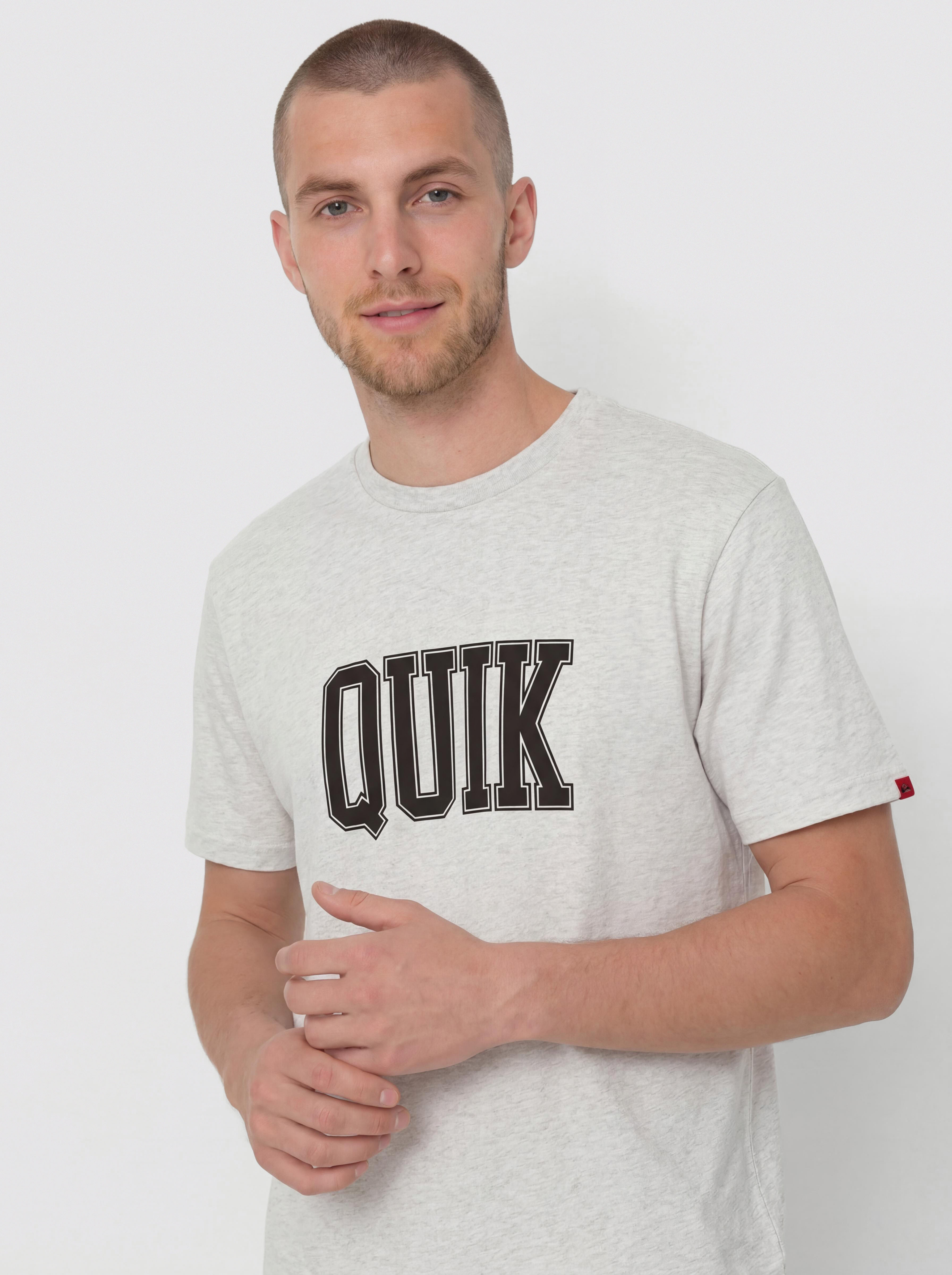 T-shirt Quiksilver Griff Quik Gfn (snow heather)