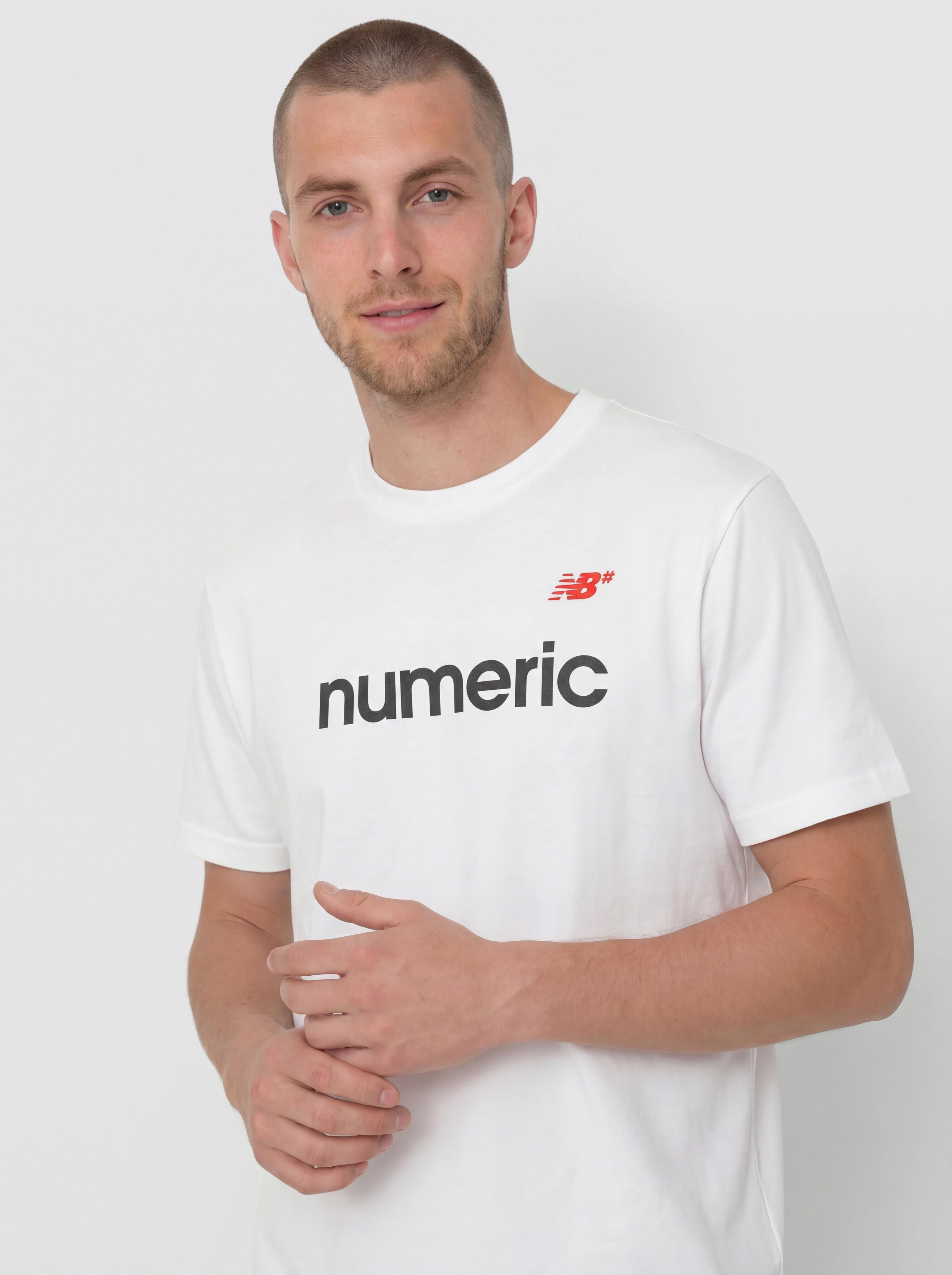 T-shirt New Balance Numeric Linear Logo (white)