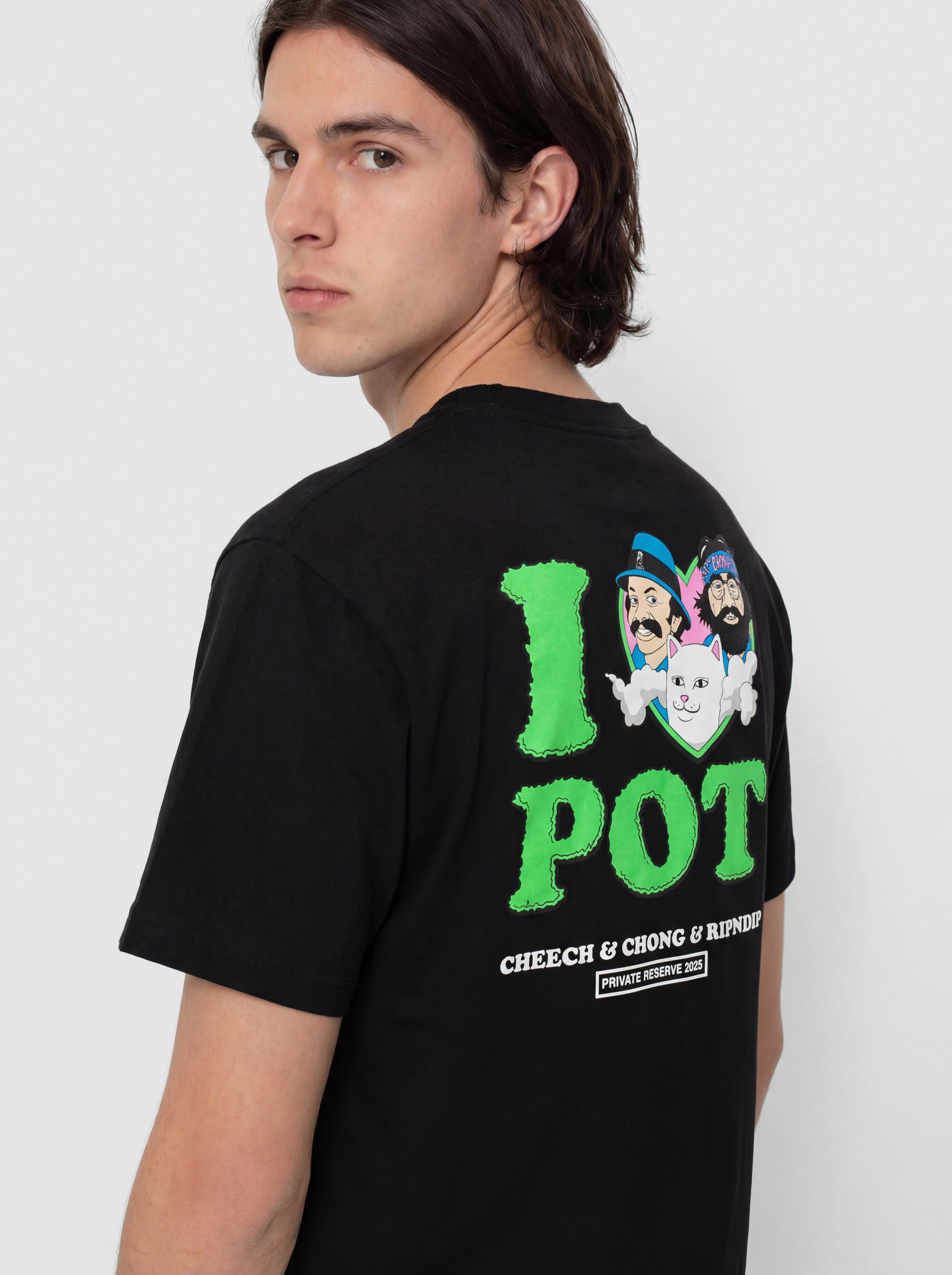 T-shirt RipNDip I Love Pot