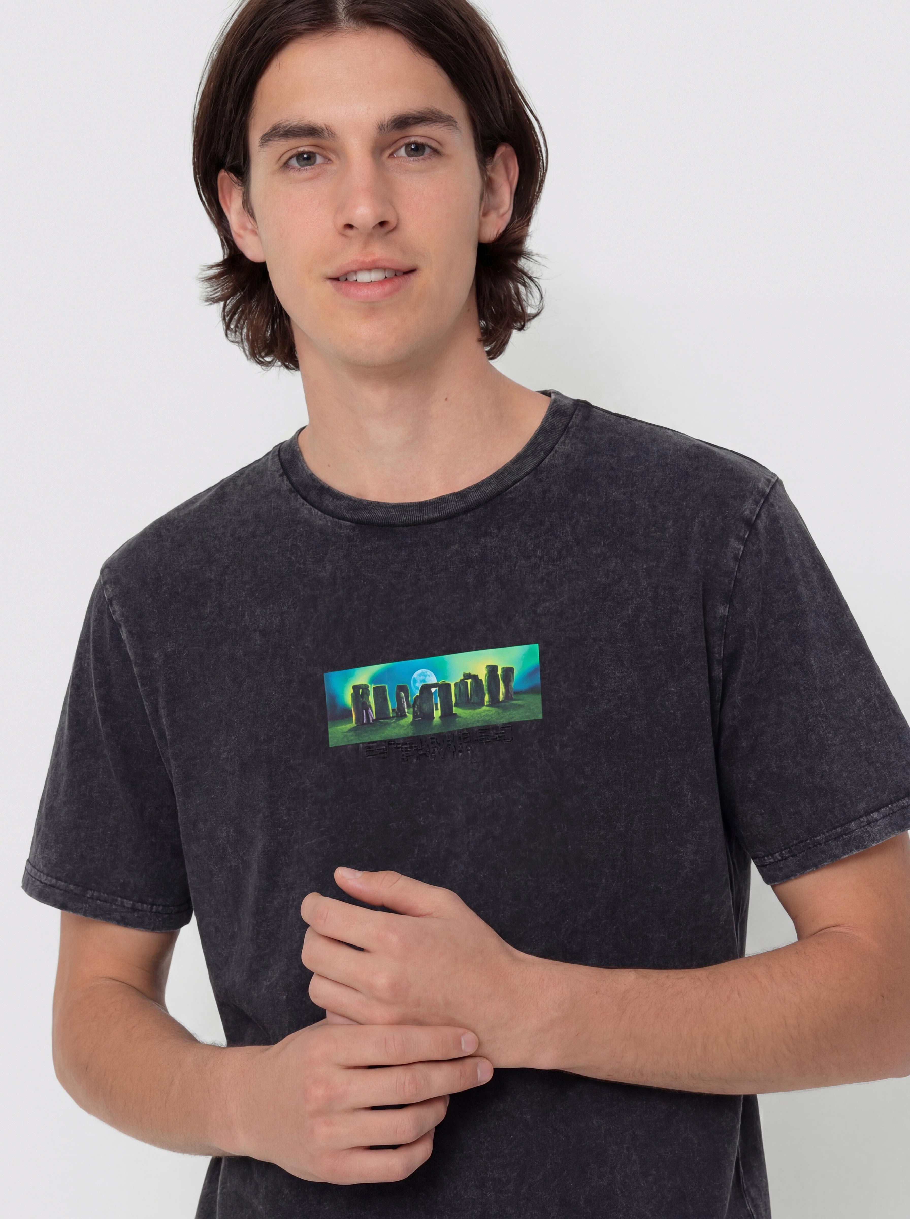 T-shirt RipNDip Ufo Tours (black vintage wash)